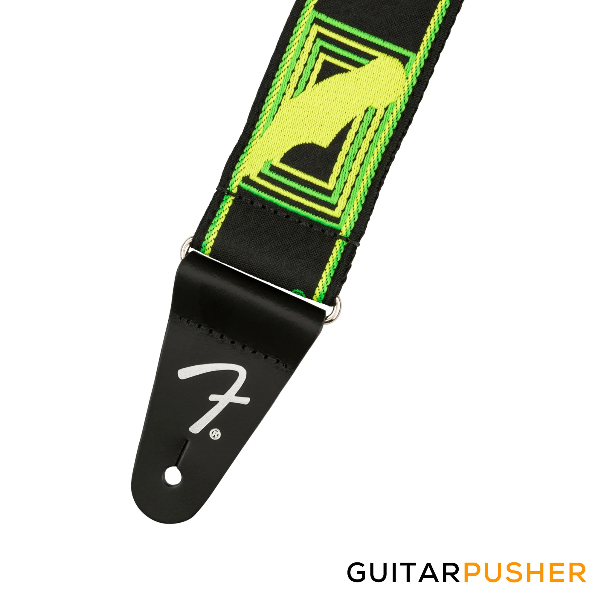 Fender Neon Monogrammed Guitar Strap - Image 9