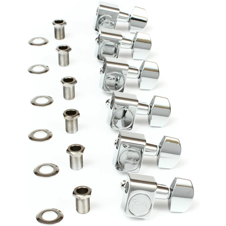 Fender American Standard Guitar Tuners / Machine Head Chrome 6 - Image 3