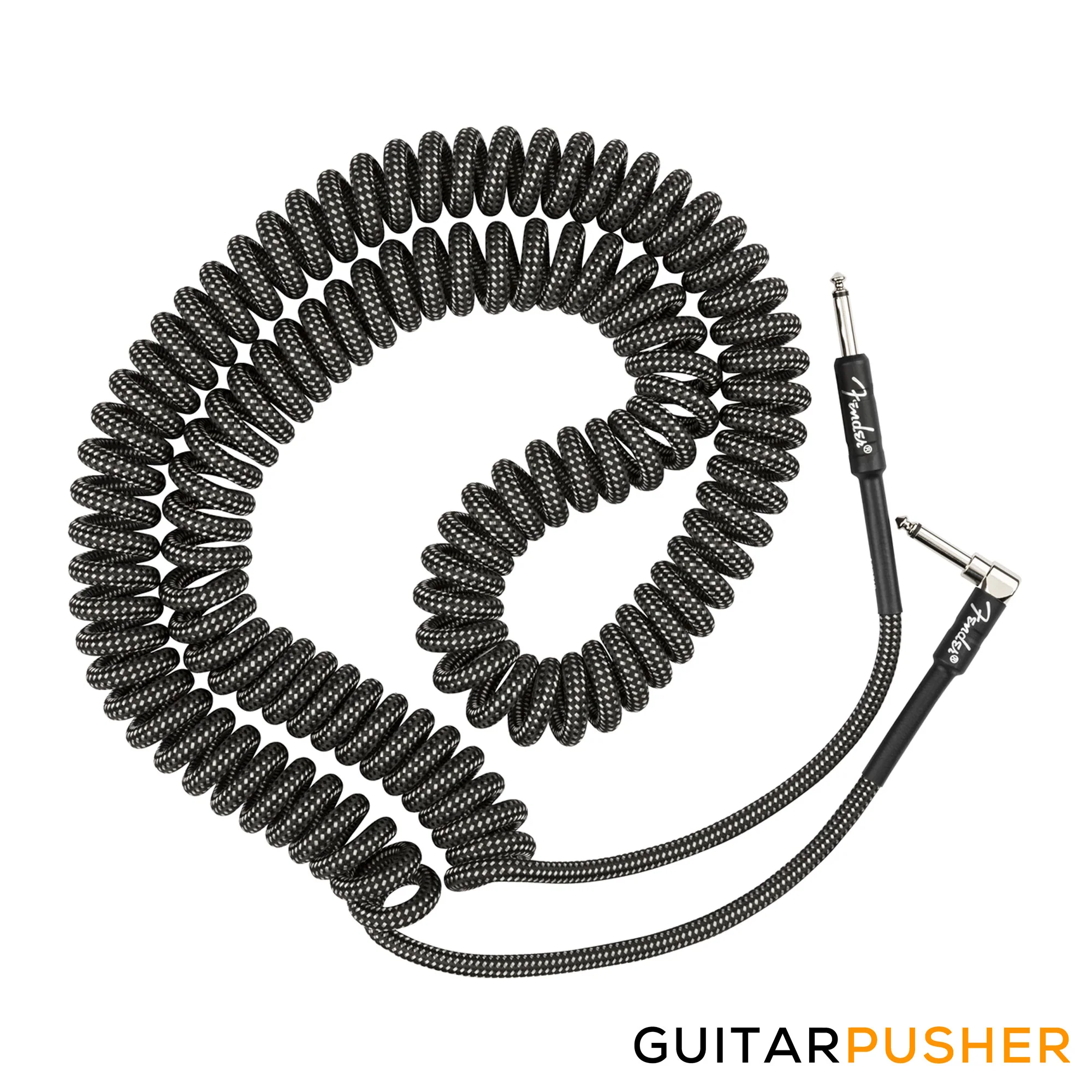 Fender Professional Coil Cable 30' Straight to R/A - Image 3