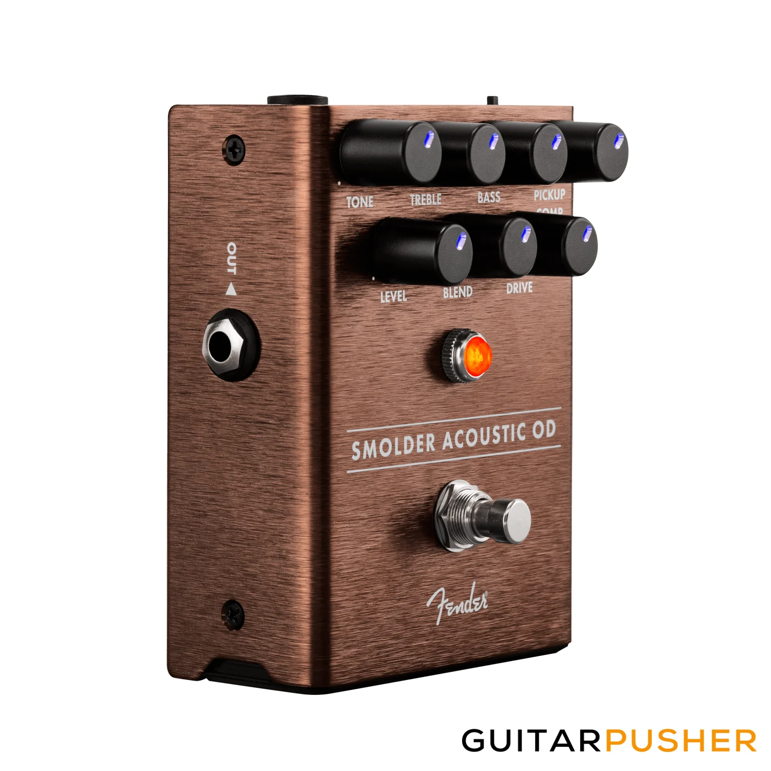 Fender Smolder Acoustic Overdrive Acoustic Guitar Effect Pedal 023-4550-000 - Image 3