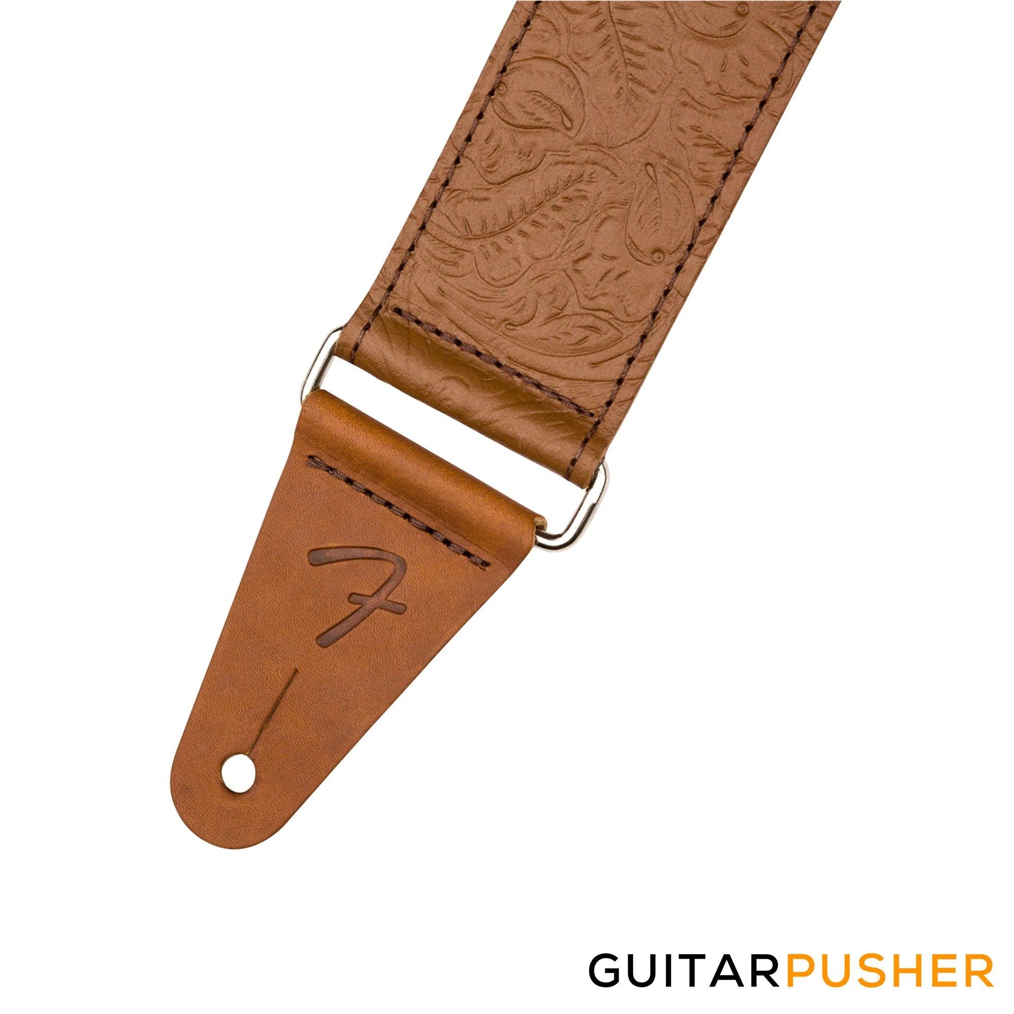 Fender Tooled 2" Leather Guitar Strap - Image 3