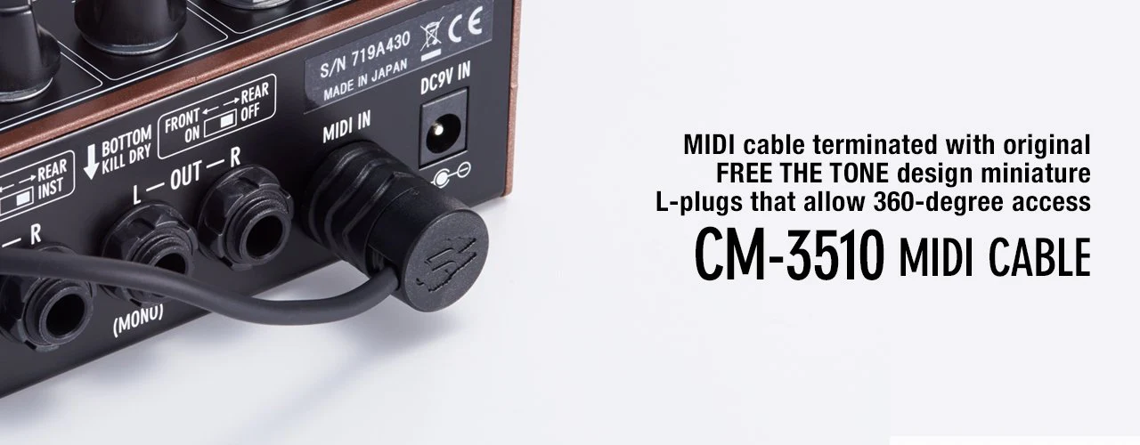 Free The Tone CM-3510 Angled MIDI Cable - Image 5