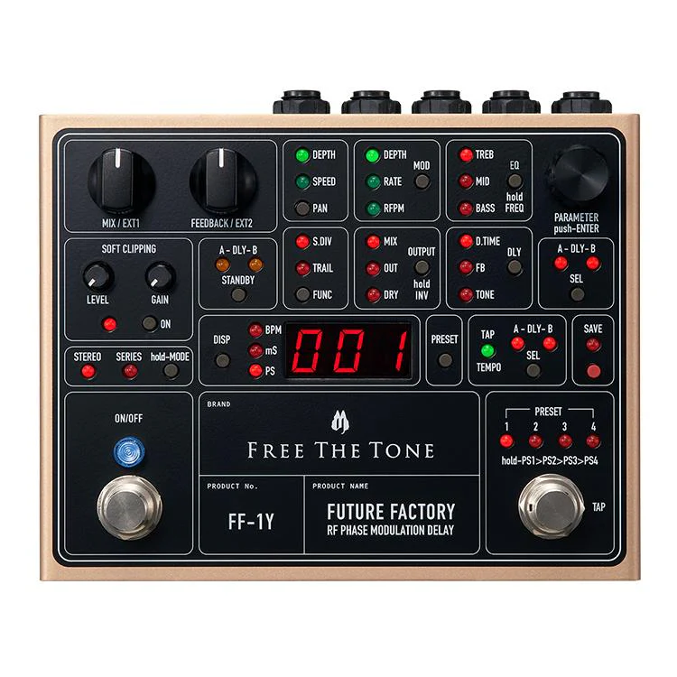 Free The Tone FF-1Y Future Factory RF Phase Modulation Dual Delay