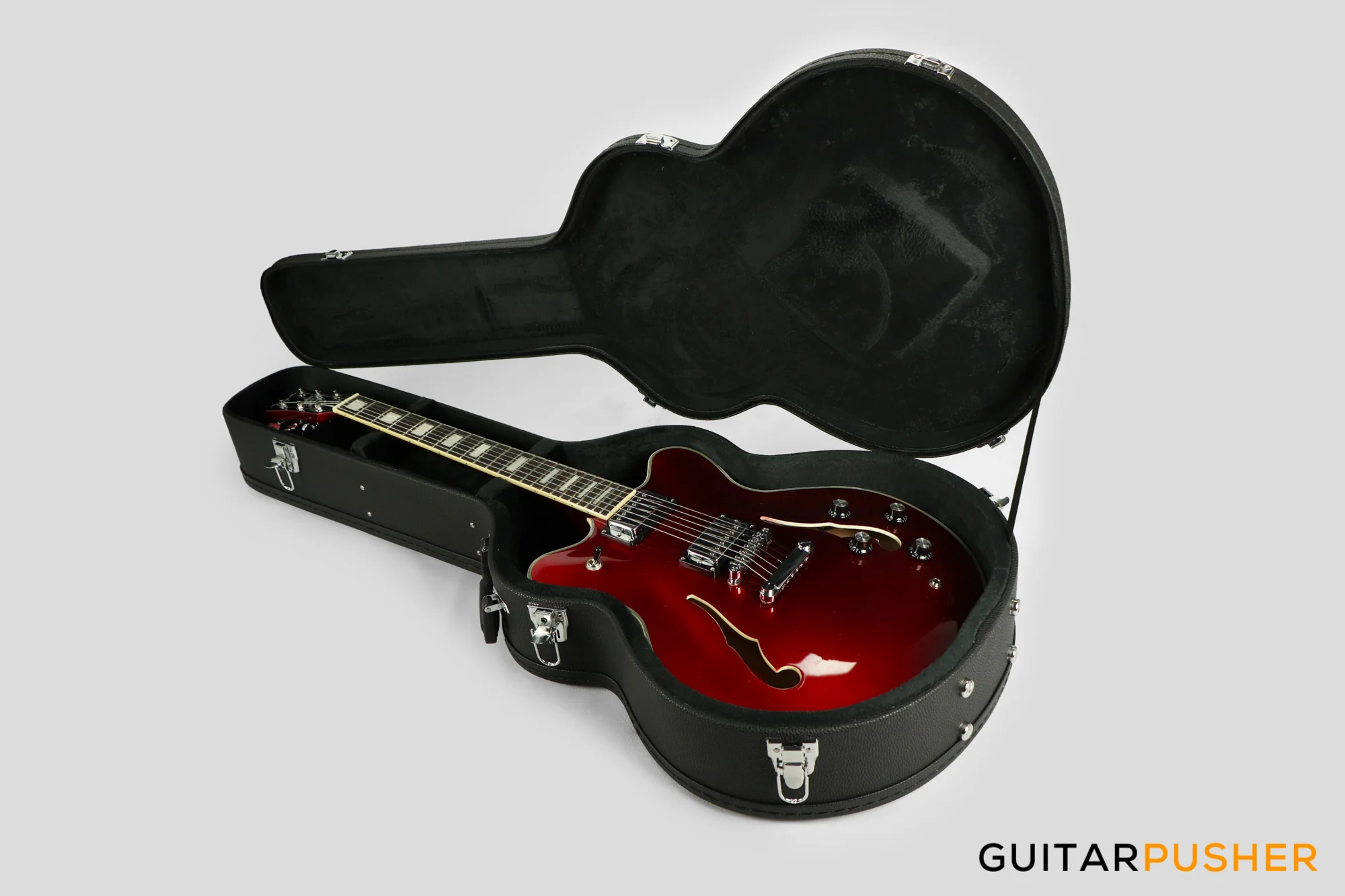 G-Craft HC-030 Black hard case for Full Hollow (works on Semi Hollow but need spacers) - Image 6