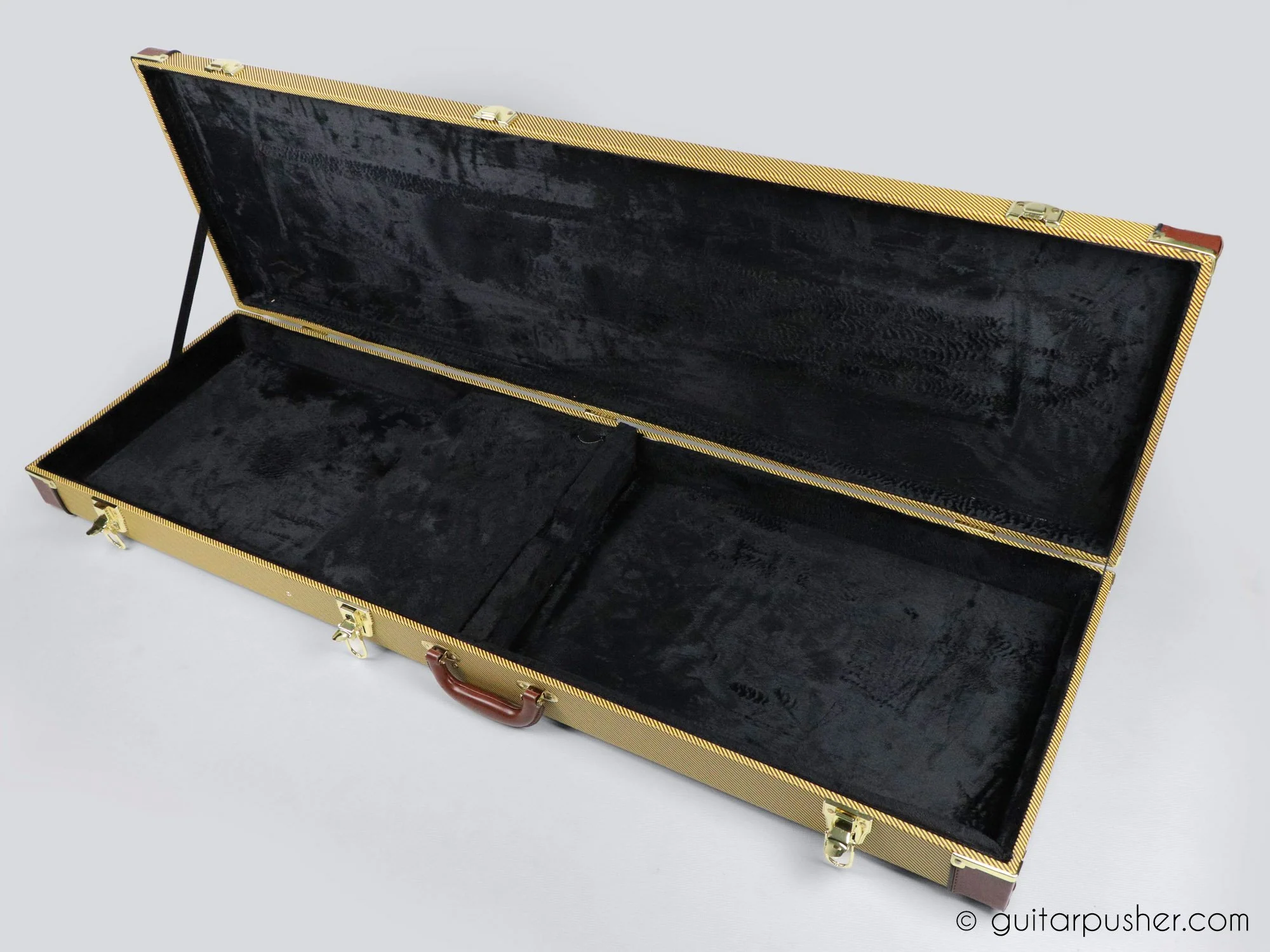 G-Craft HC-136 Deluxe Hard Case for Electric BASS - Tweed - Image 6