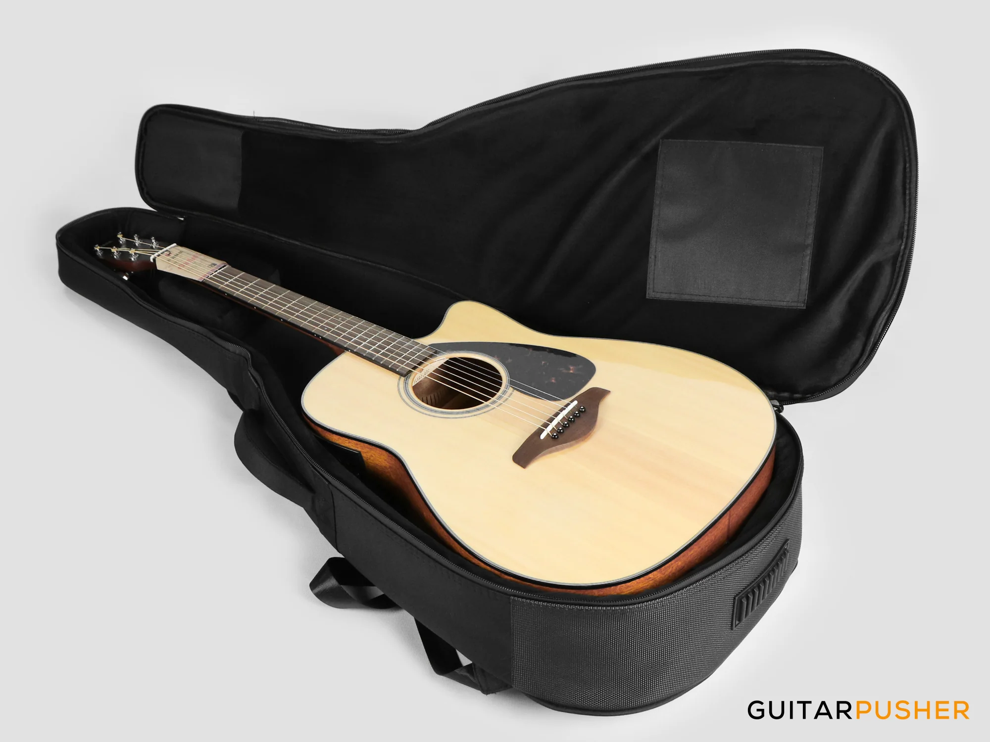 G-Craft LUX ELITE 25mm Padded Gig Bag for ACOUSTIC Guitar - Black - Image 5