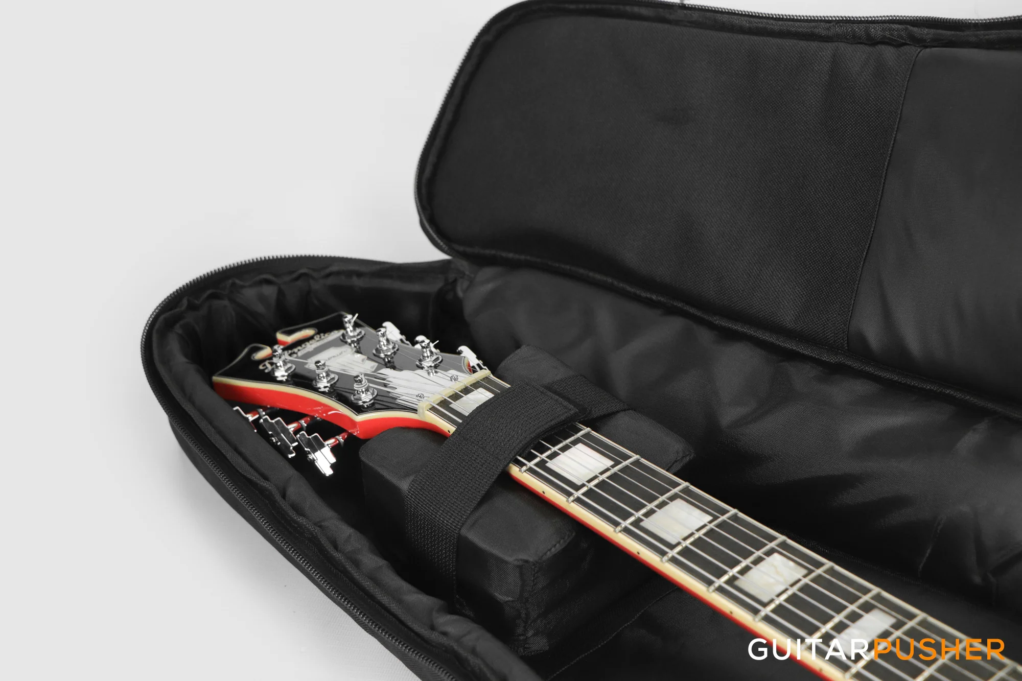 G-Craft LUX LITE ESH Padded Gig Bag for Semi-Hollow Electric Guitar - Image 8
