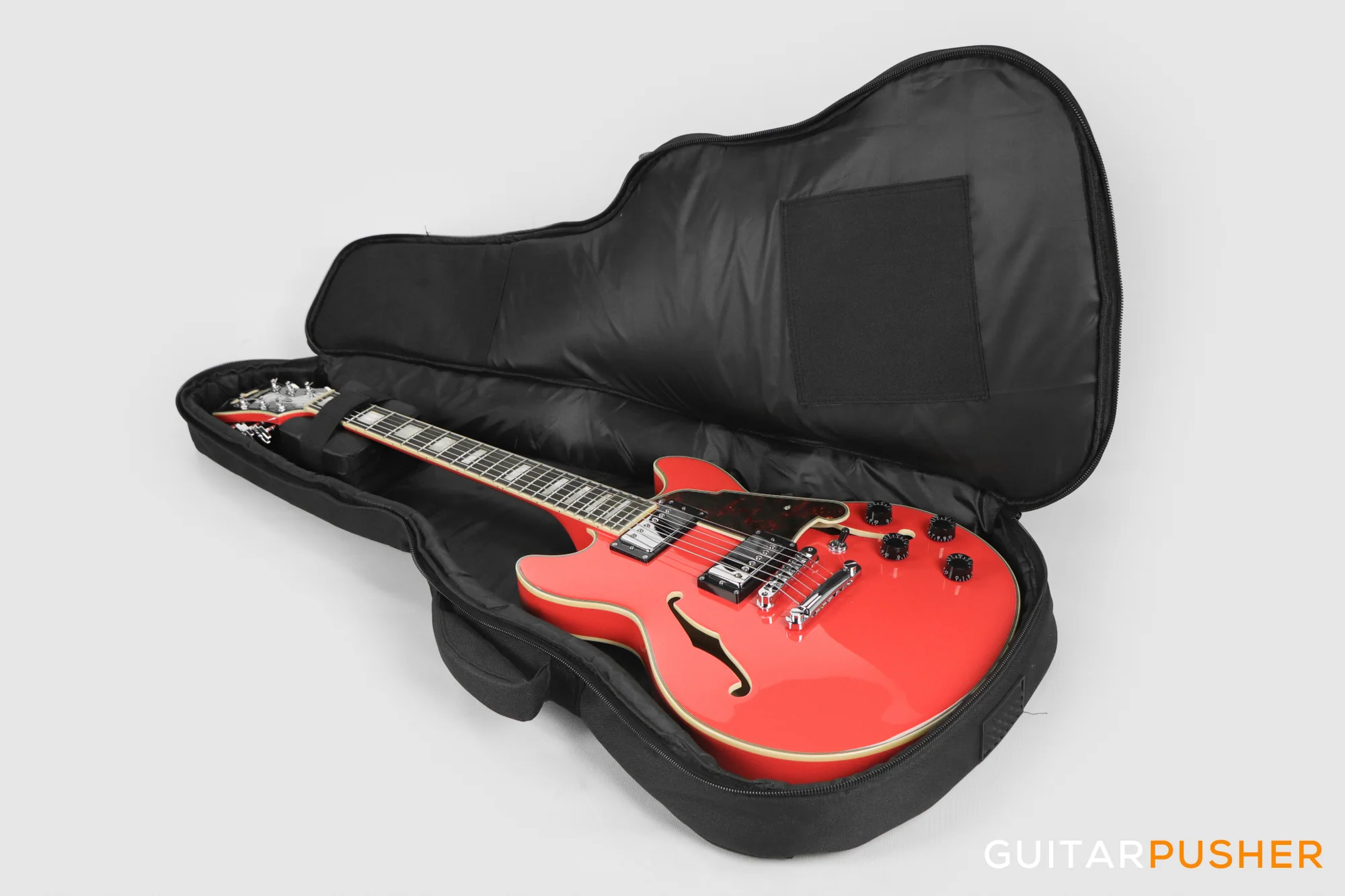 G-Craft LUX LITE ESH Padded Gig Bag for Semi-Hollow Electric Guitar - Image 9