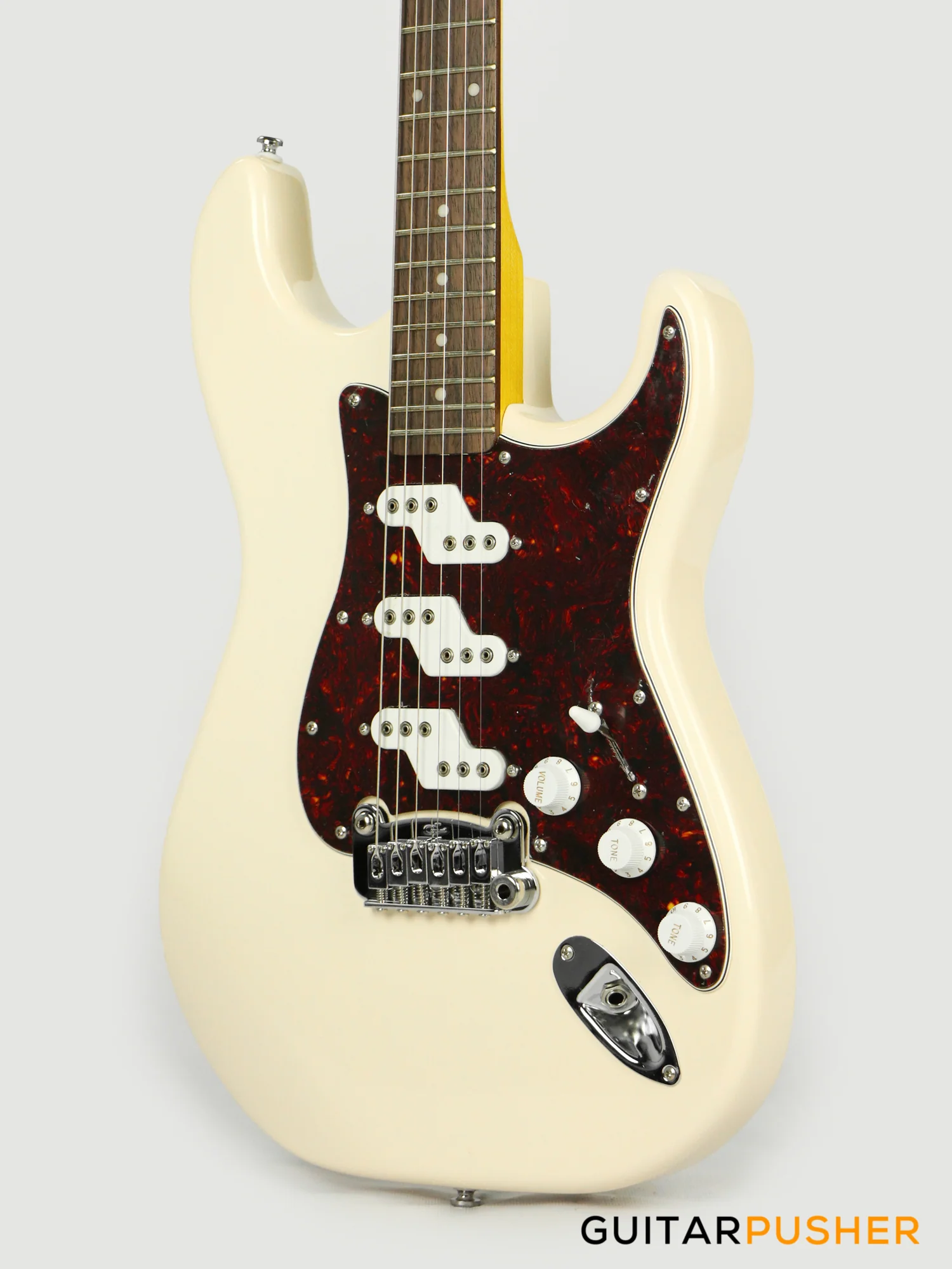 G&L Tribute Series Comanche S-Style ZZZ Electric Guitar - Olympic White - Image 9