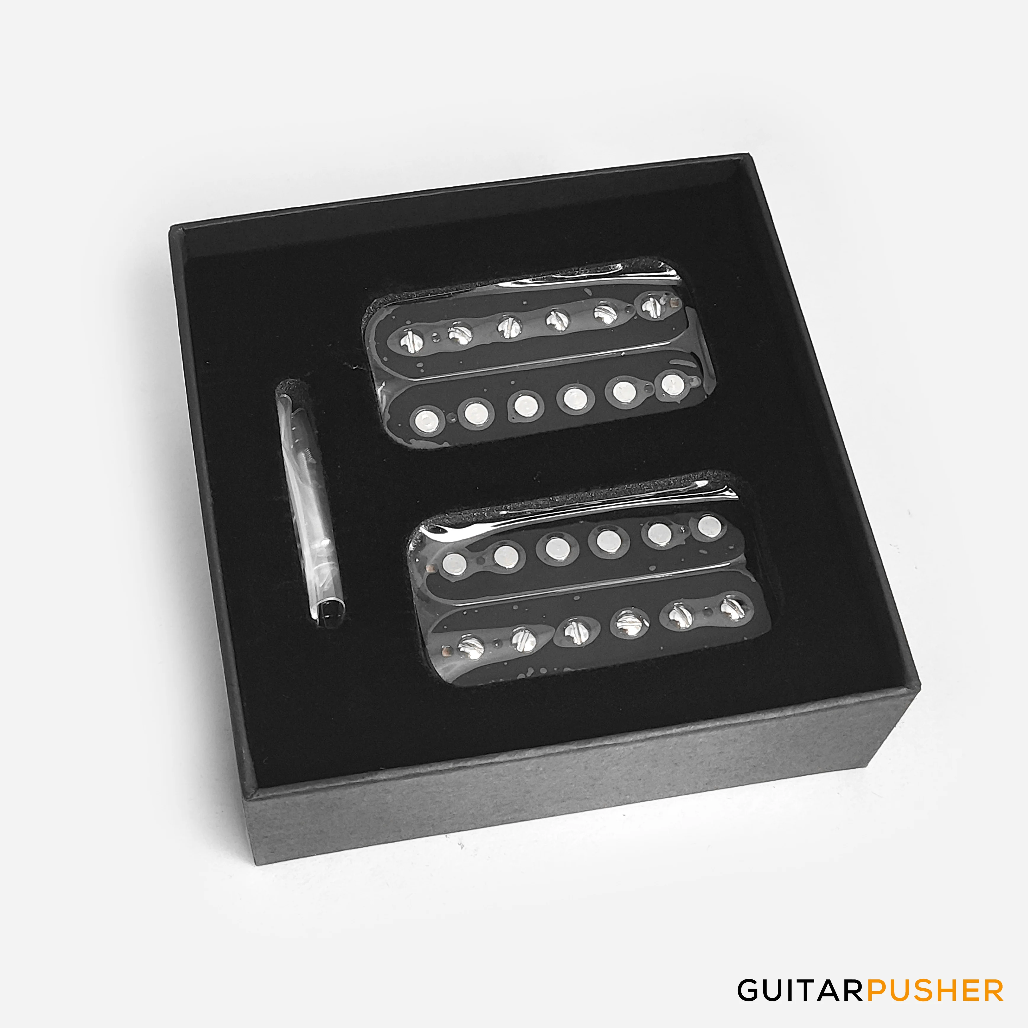 Godwound Ancient 59 Vintage Guitar Humbucker Pickup Set - 50mm Standard Spacing (Open Black) - Image 3