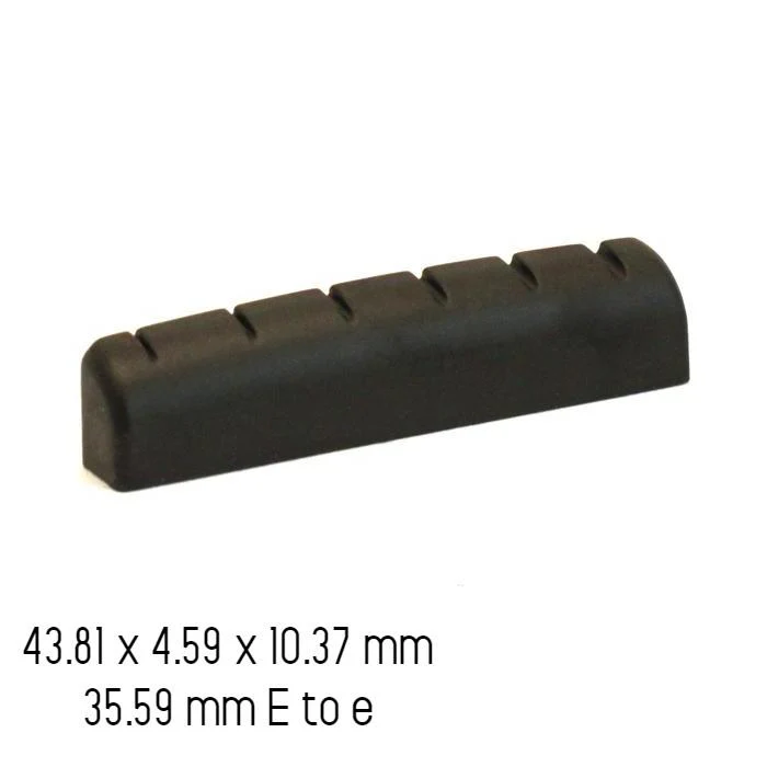 Graphtech Black TUSQ XL Post 2014 Gibson Style Slotted Electric Guitar Nut PT-6011-00