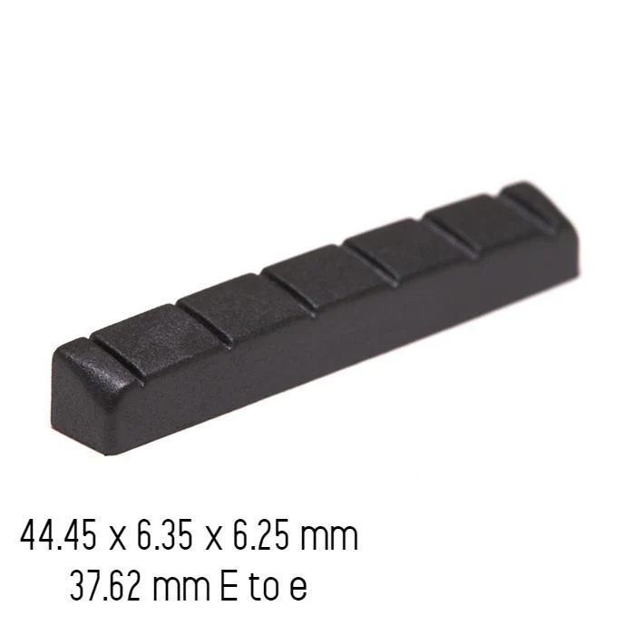 Graphtech Black TUSQ XL Slotted 1 3/4" Acoustc / Electric Guitar Nut PT-6235-00