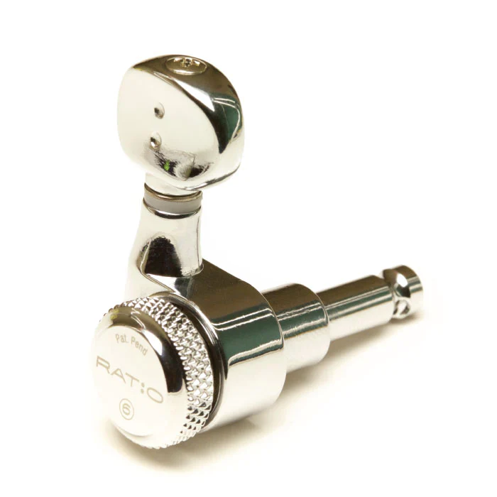 Graphtech RATIO Electric Locking 6 In-line Classic Chrome 2 Pin PRL-8731-C0 - Image 4