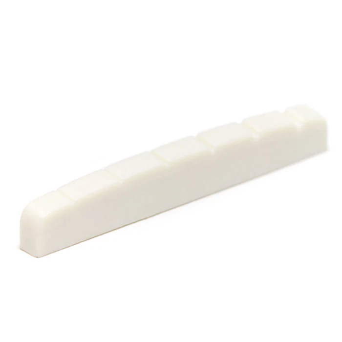 Graphtech NuBone Nut Slotted Strat Flat Bottom (per piece) LC-5010-00 - Image 2