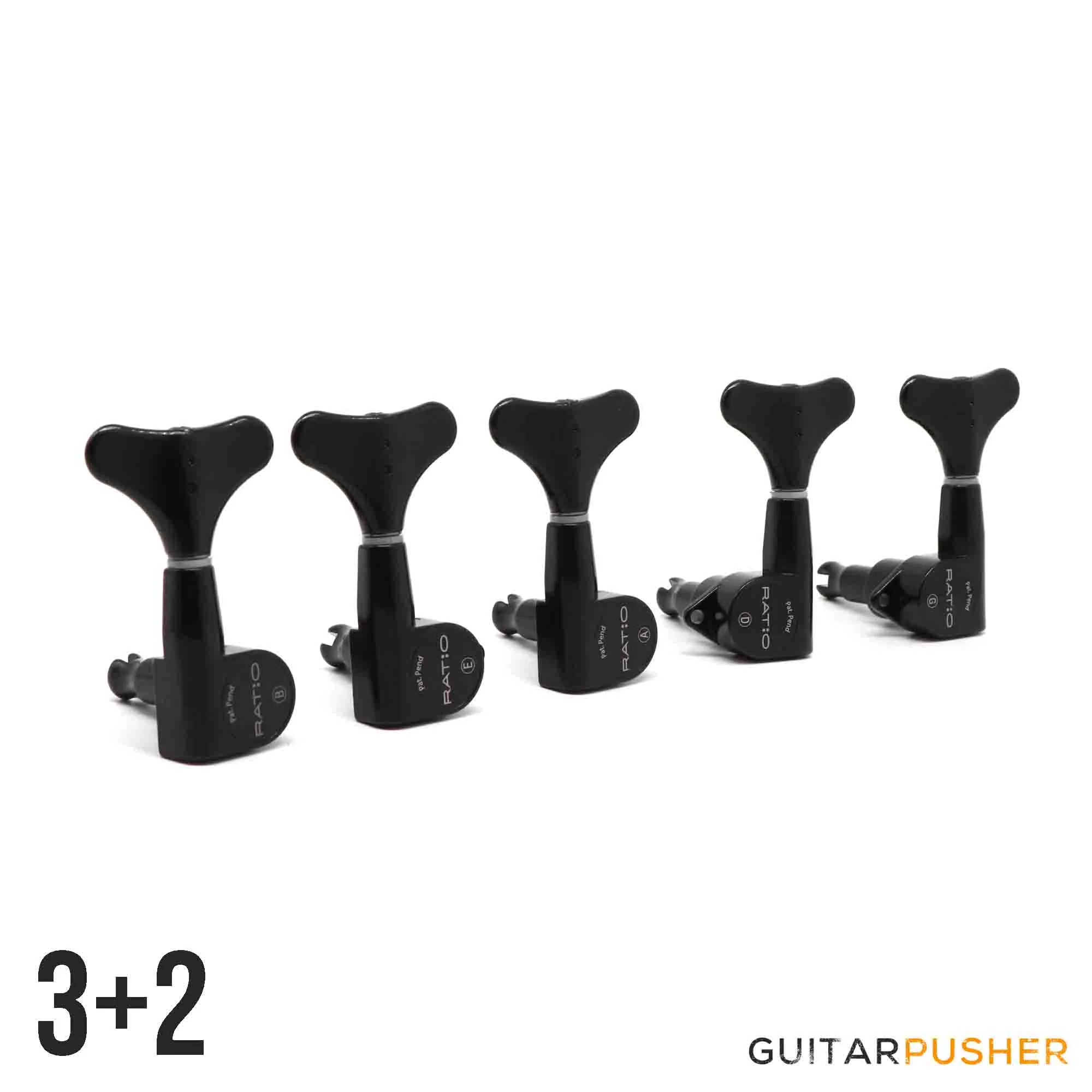 Graphtech Ratio 5-String 3+2 Y-Style Bass Machine Heads PRB-5320-B0 PRB-5320-C0