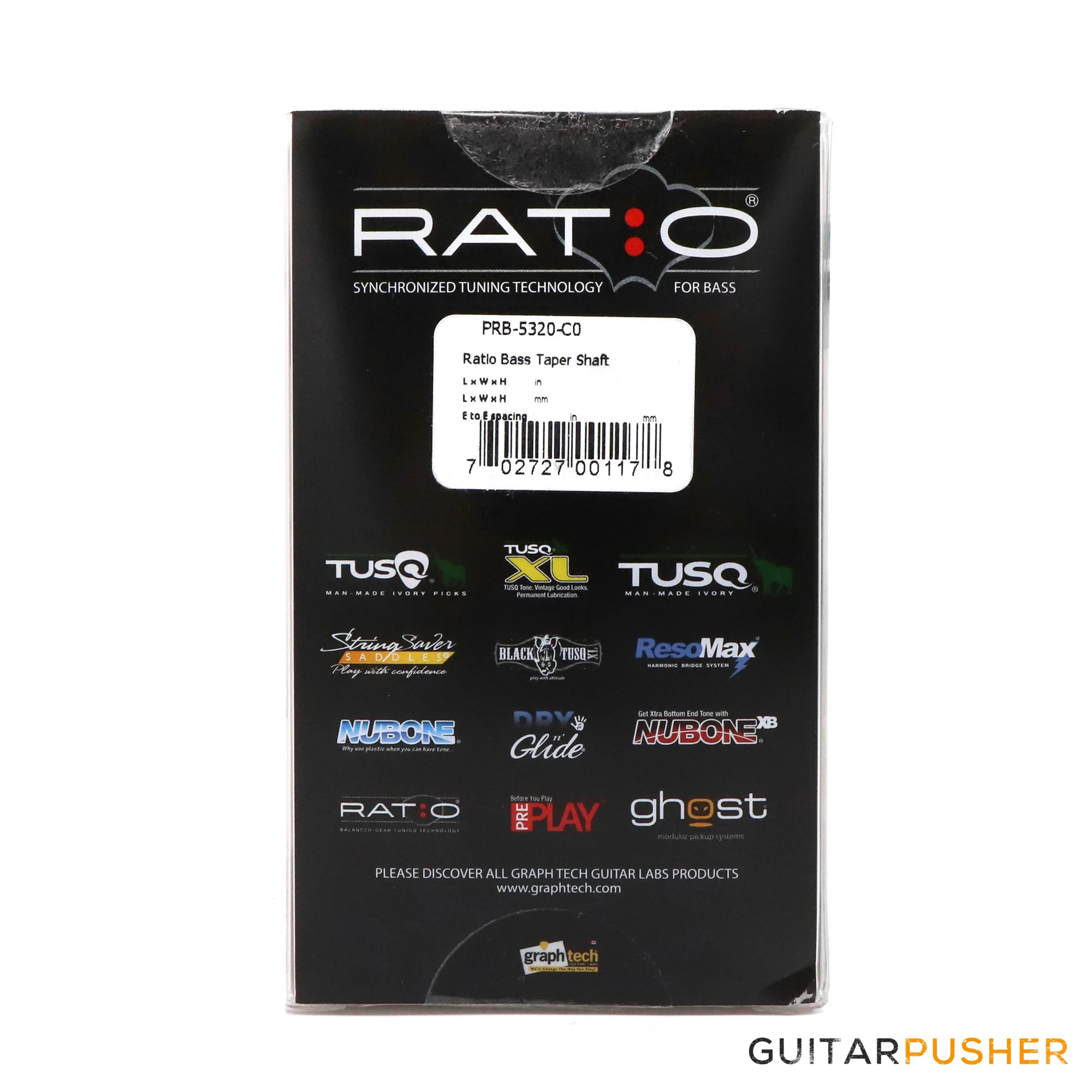 Graphtech Ratio 5-String 3+2 Y-Style Bass Machine Heads PRB-5320-B0 PRB-5320-C0 - Image 10