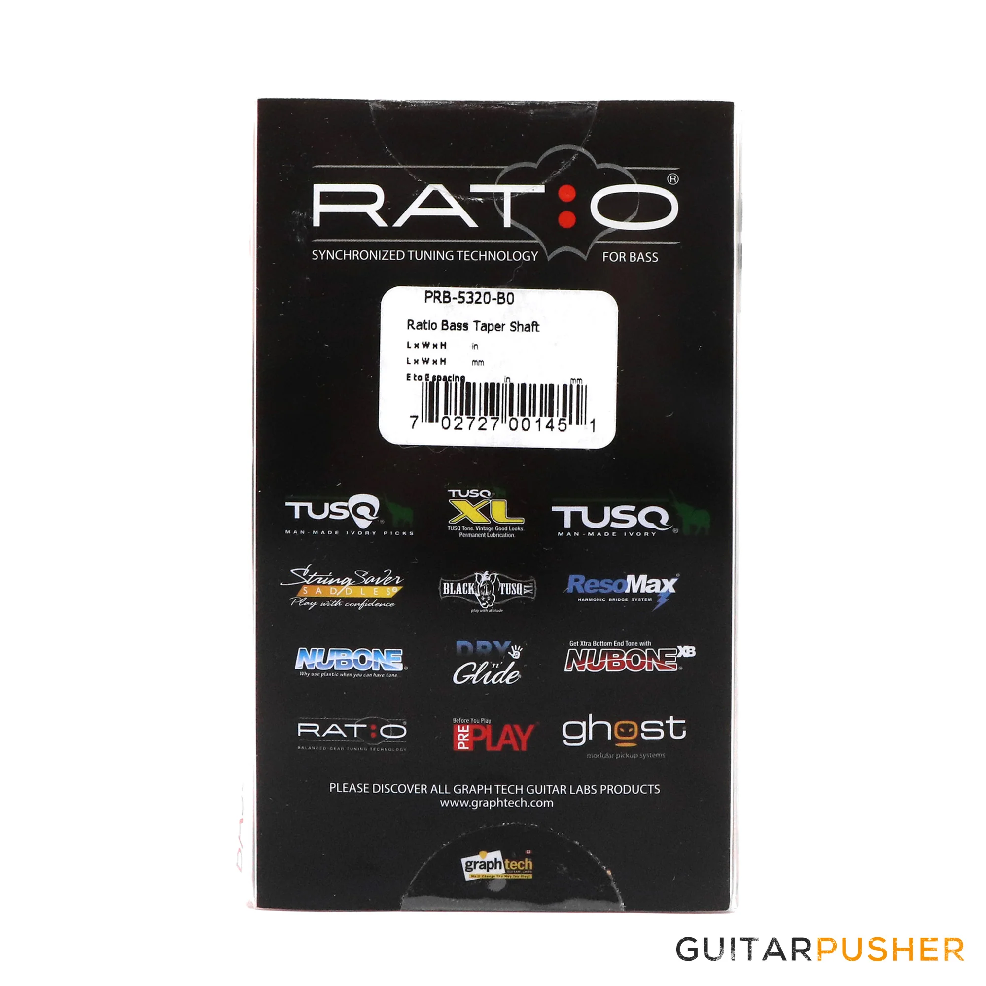 Graphtech Ratio 5-String 3+2 Y-Style Bass Machine Heads PRB-5320-B0 PRB-5320-C0 - Image 3