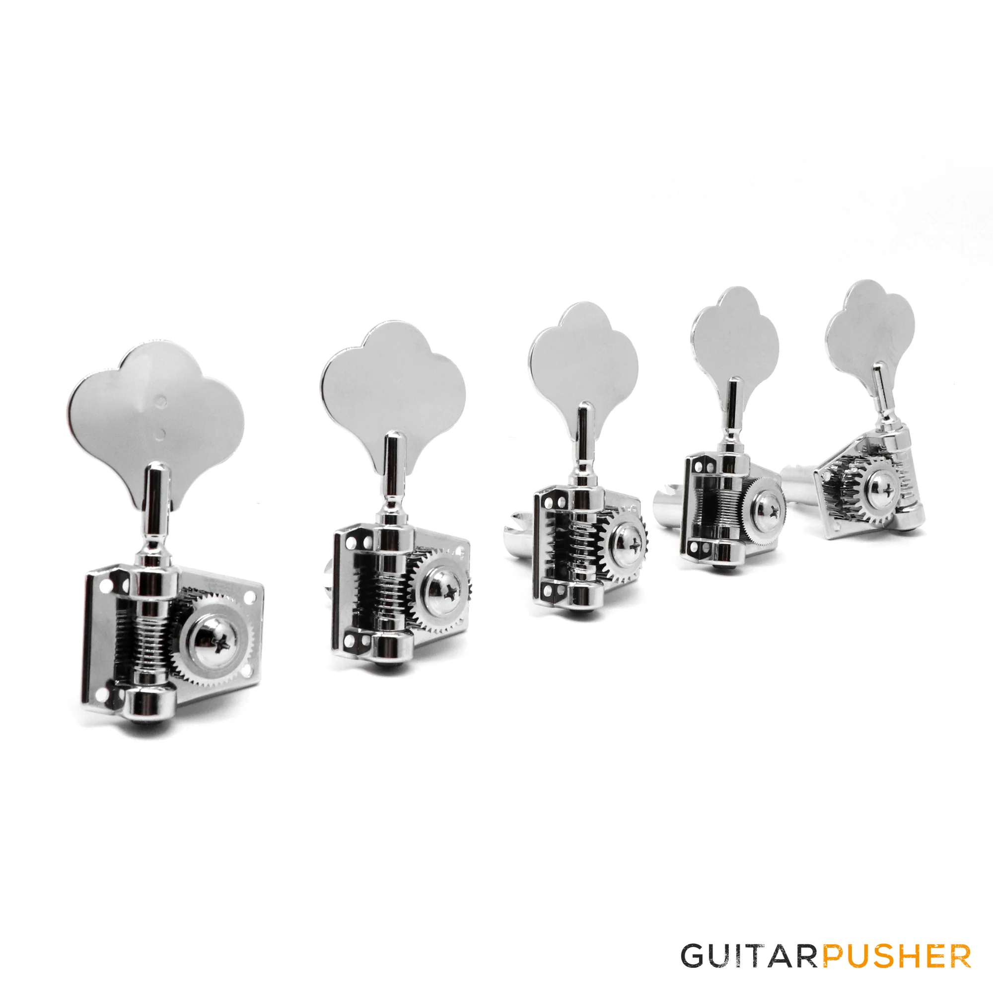 Graphtech Ratio 5-String 4+1 Open Back Classic Clover Leaf Bass Machine Heads PRB-5411-C0 - Image 2