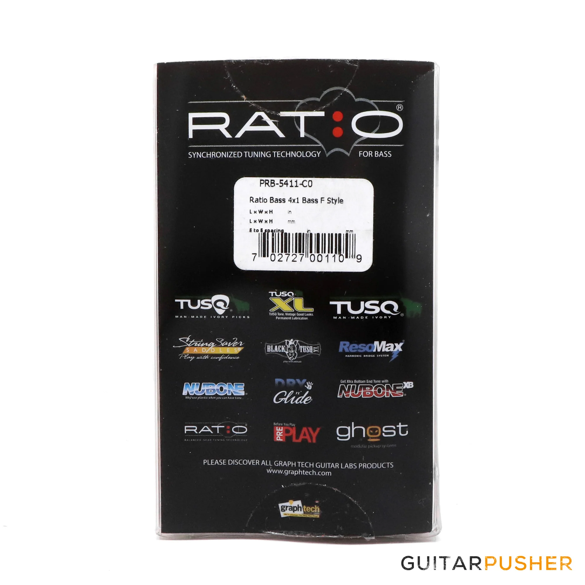 Graphtech Ratio 5-String 4+1 Open Back Classic Clover Leaf Bass Machine Heads PRB-5411-C0 - Image 4
