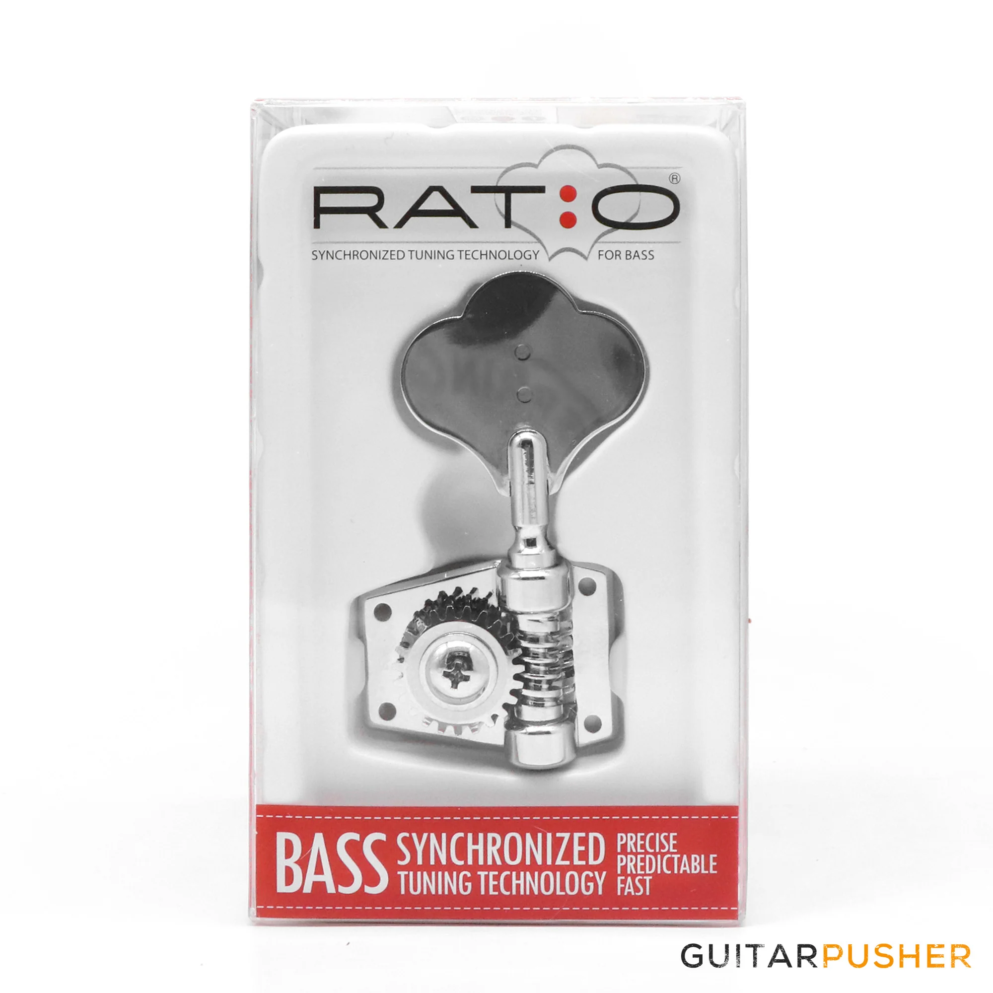 Graphtech Ratio 5-String 4+1 Open Back Classic Clover Leaf Bass Machine Heads PRB-5411-C0 - Image 5