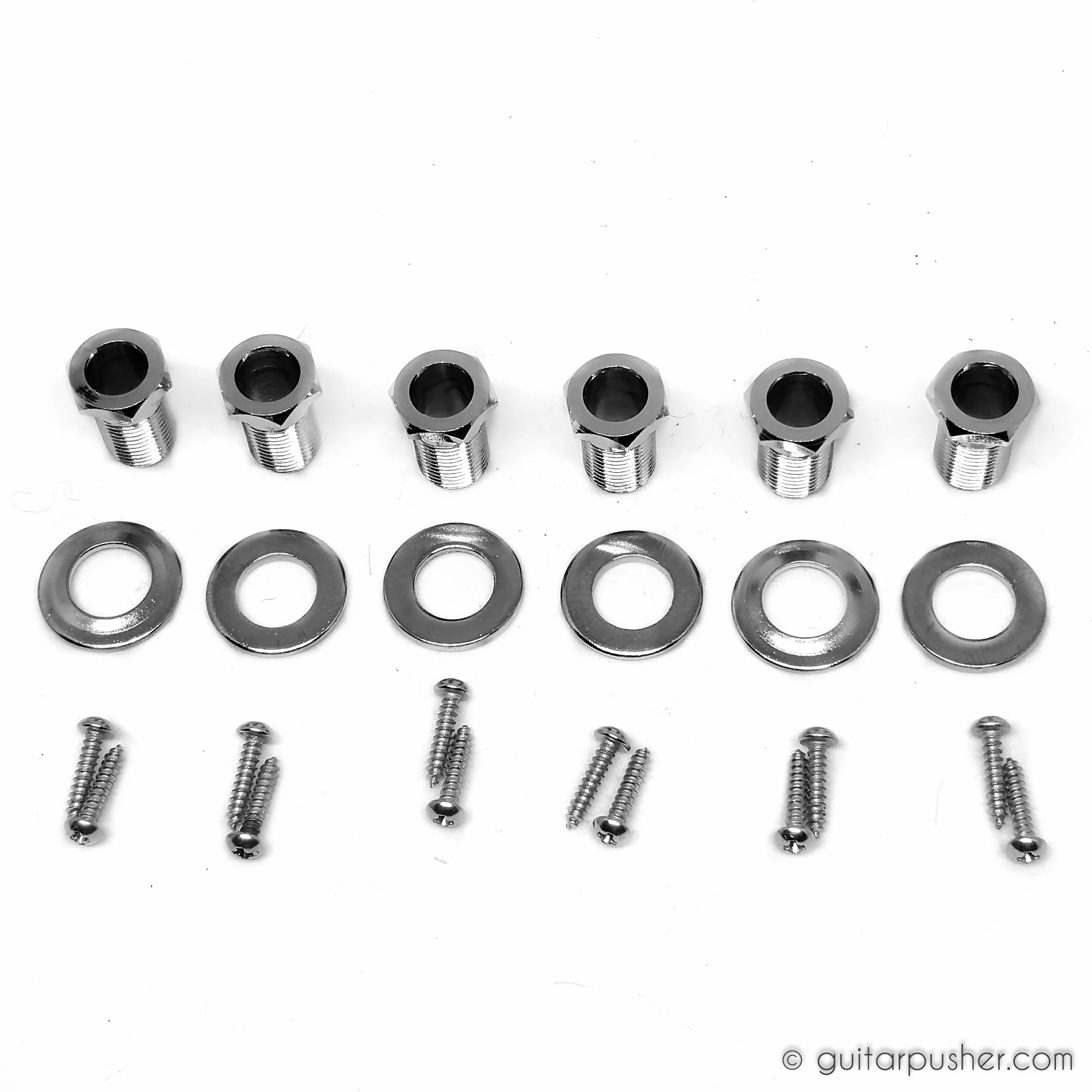 Graphtech Ratio Electric 3+3 Contemporary 2 Pin - Chrome PRN-2311-C0 - Image 5