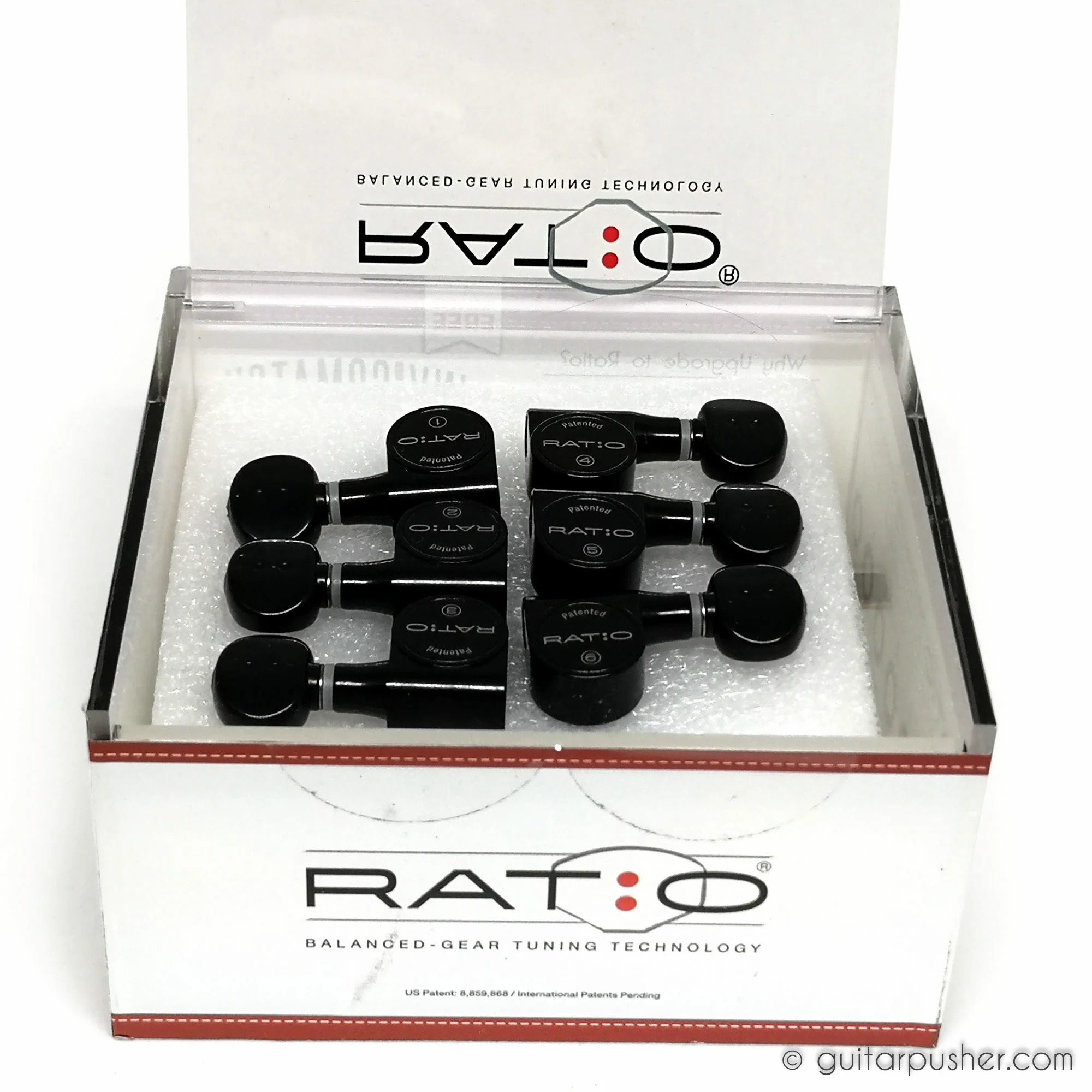 Graphtech Ratio Electric 6 In-line Classic 2 Pin - Black PRN-2731-B0 - Image 3