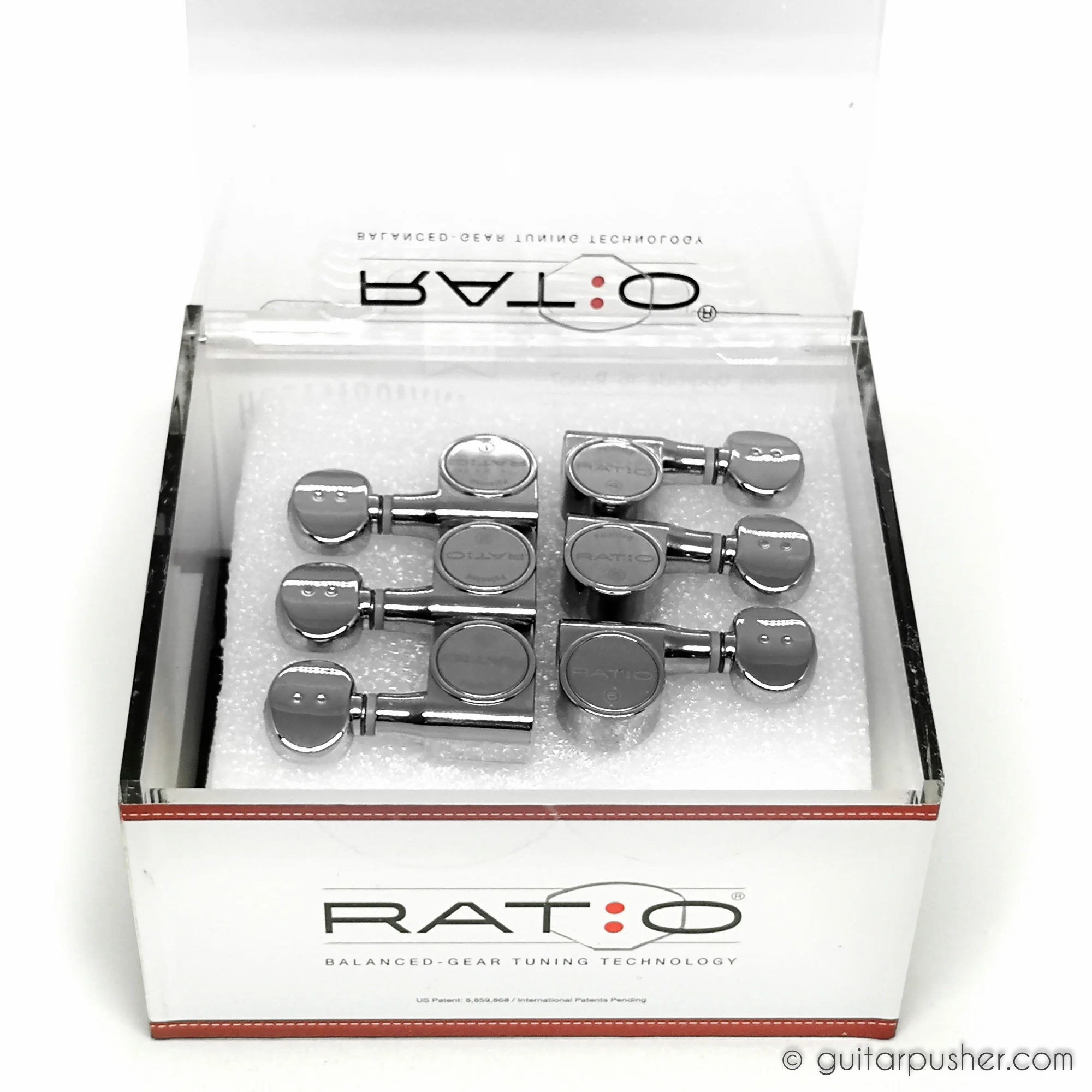 Graphtech Ratio Electric 6 In-line Classic 2 Pin - Chrome PRN-2731-C0 - Image 3