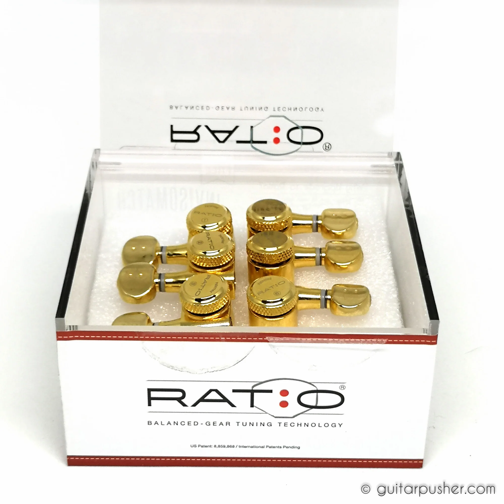 Graphtech RATIO Electric Locking 6 In-line Classic Gold 2 Pin PRL-8731-G0 - Image 3