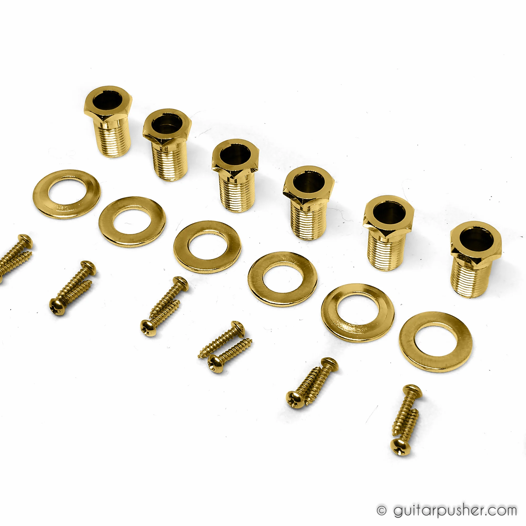 Graphtech RATIO Electric Locking 6 In-line Classic Gold 2 Pin PRL-8731-G0 - Image 5