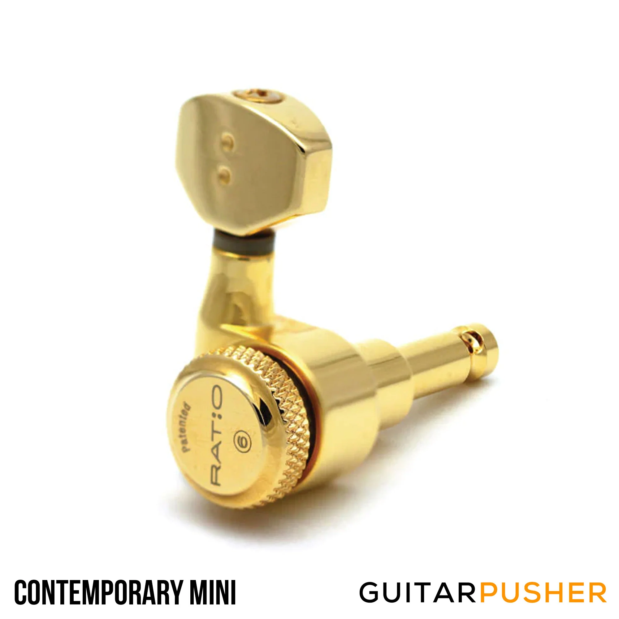 Graphtech RATIO Electric Locking 6 In-line Contemporary Mini Gold 2 Pin PRL-8721-G0