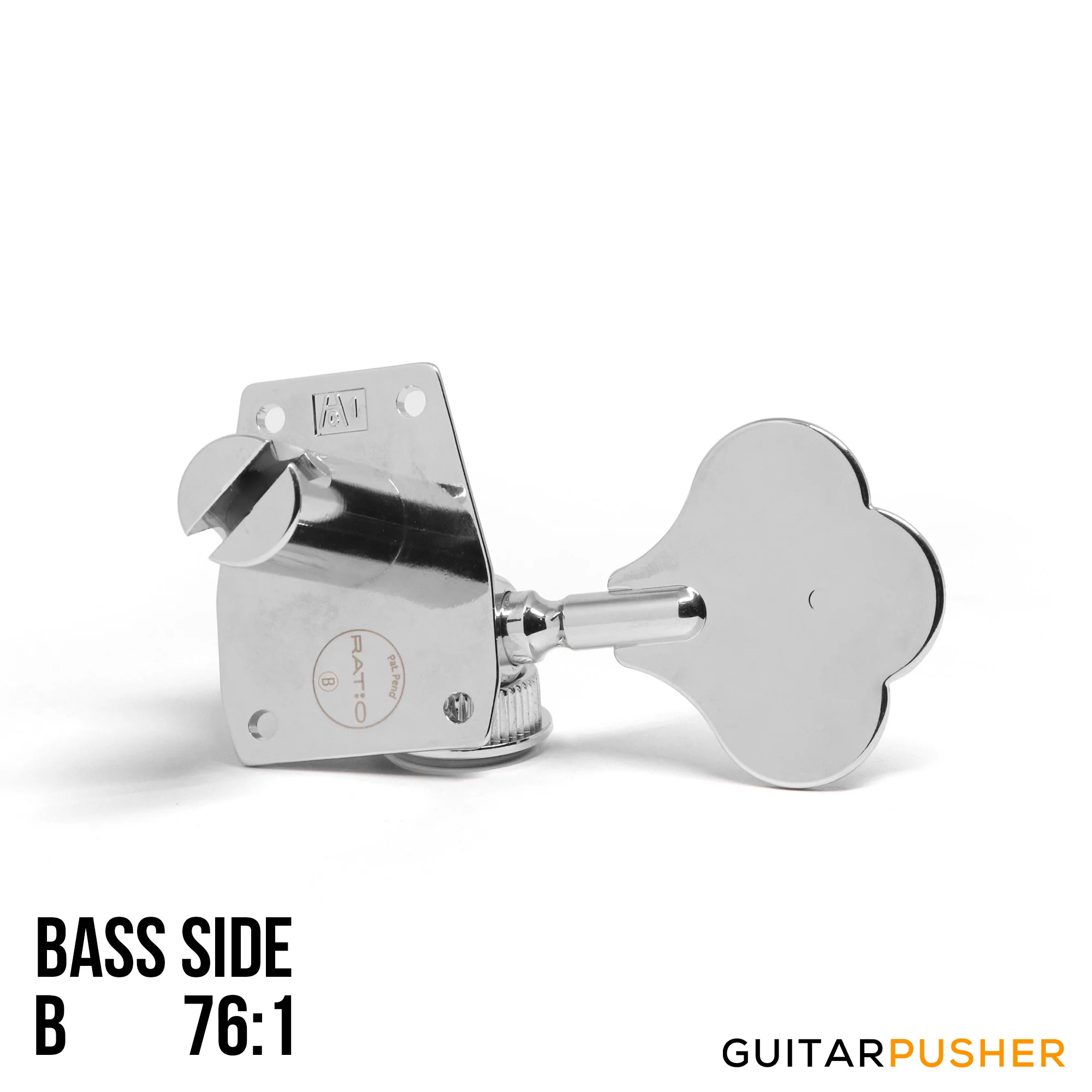 Graphtech Single Ratio Tuner for Bass Vintage Style - Chrome - Image 10