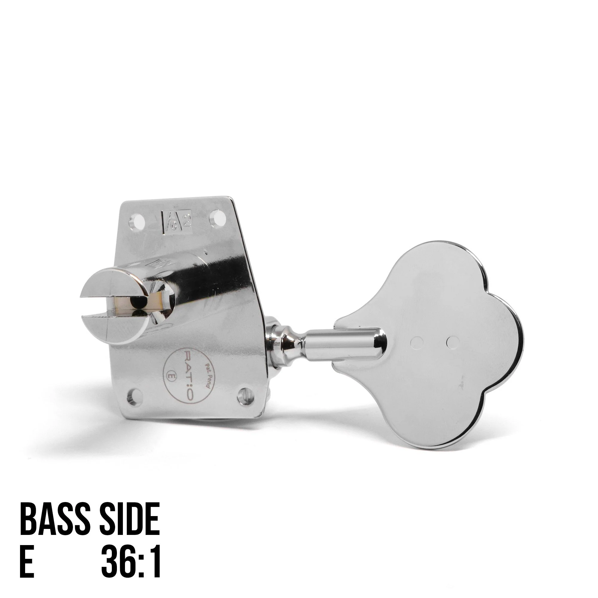 Graphtech Single Ratio Tuner for Bass Vintage Style - Chrome - Image 2