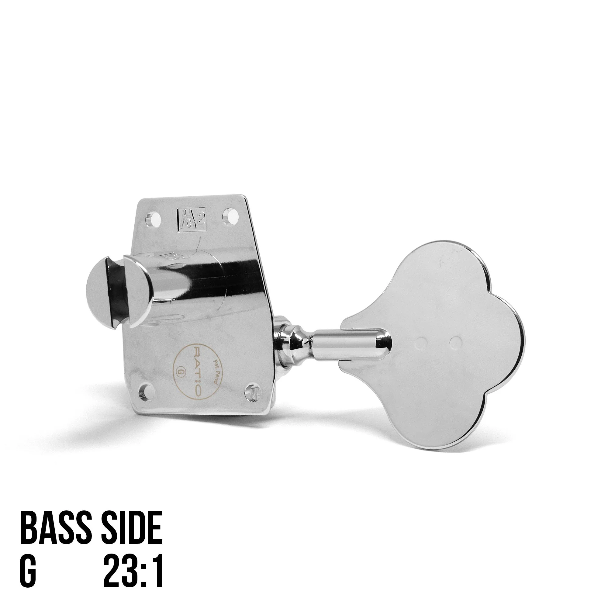 Graphtech Single Ratio Tuner for Bass Vintage Style - Chrome - Image 4