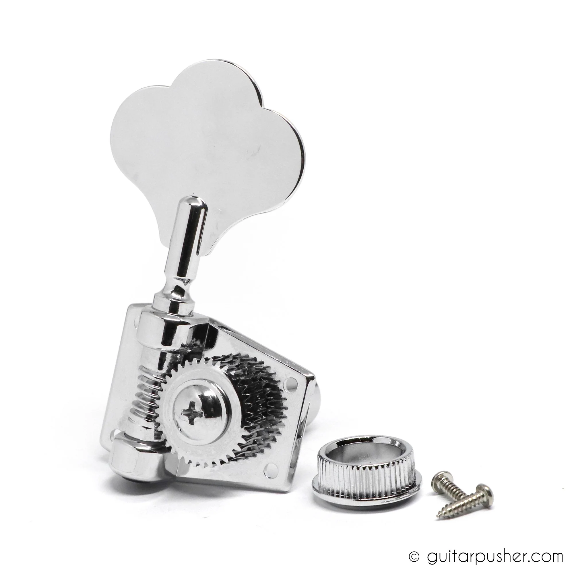 Graphtech Single Ratio Tuner for Bass Vintage Style - Chrome - Image 9