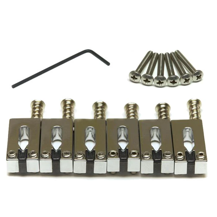 Graphtech String Saver Classcis Strat & Tele Style Offset Chrome (6 Pcs) PG-8001-0C