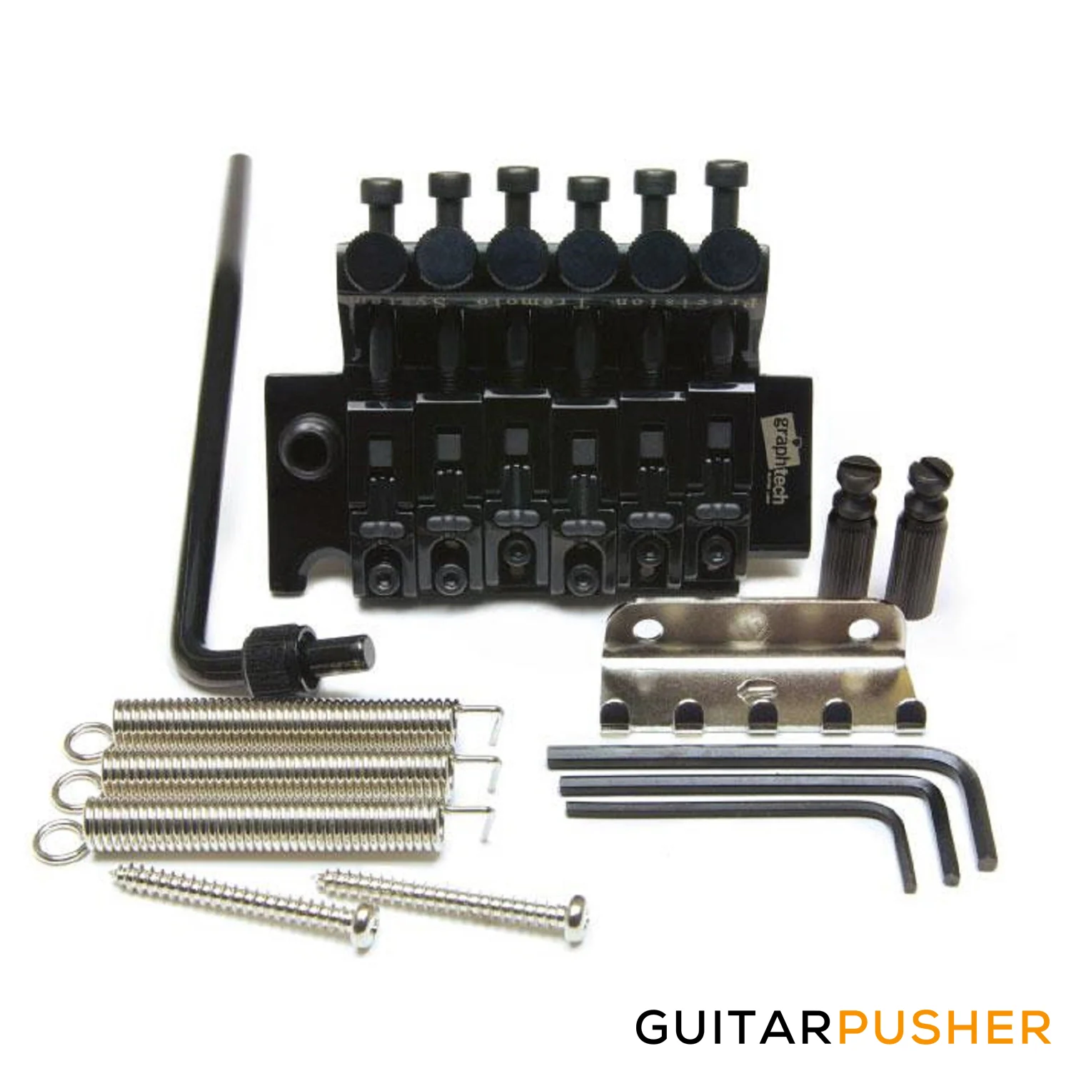 Graphtech String Saver Floyd Rose Bridge With String Saver Inserts - Image 4