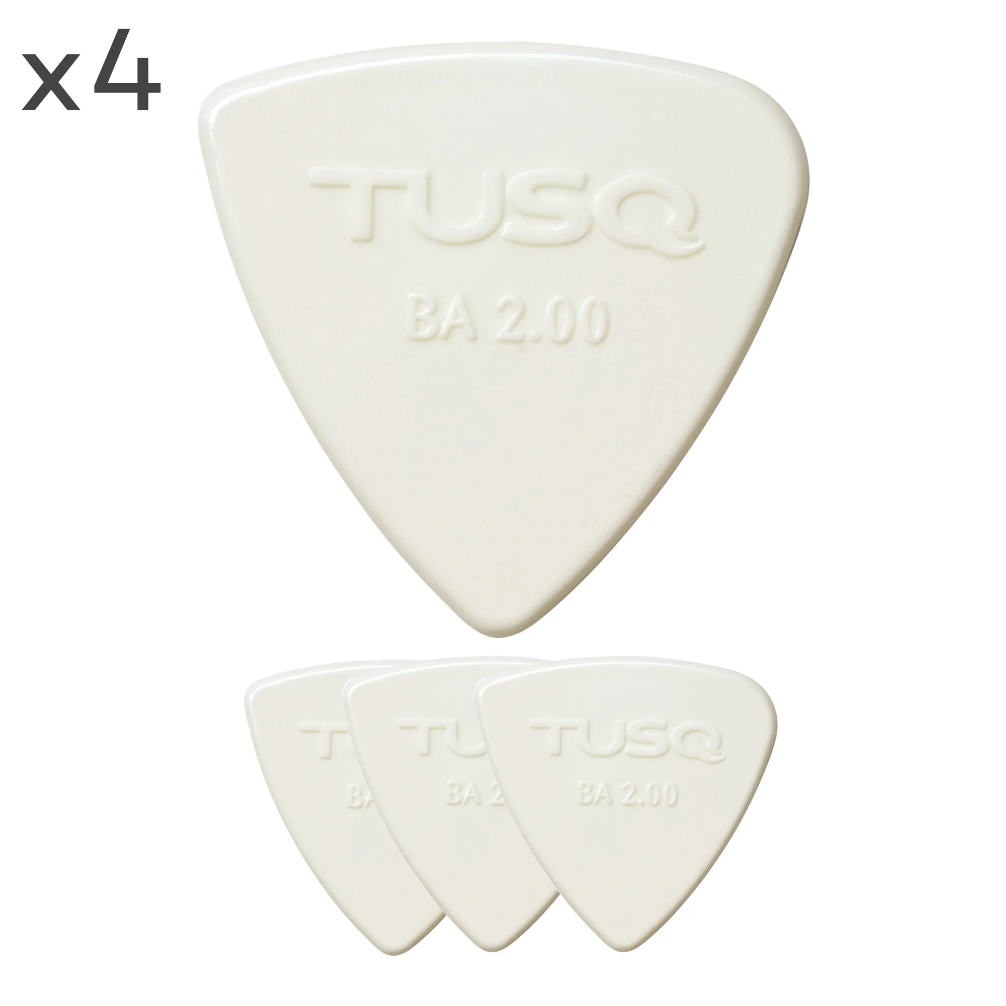 Graphtech TUSQ Bi-Angle Pick 4 Pack - Bright - Image 4