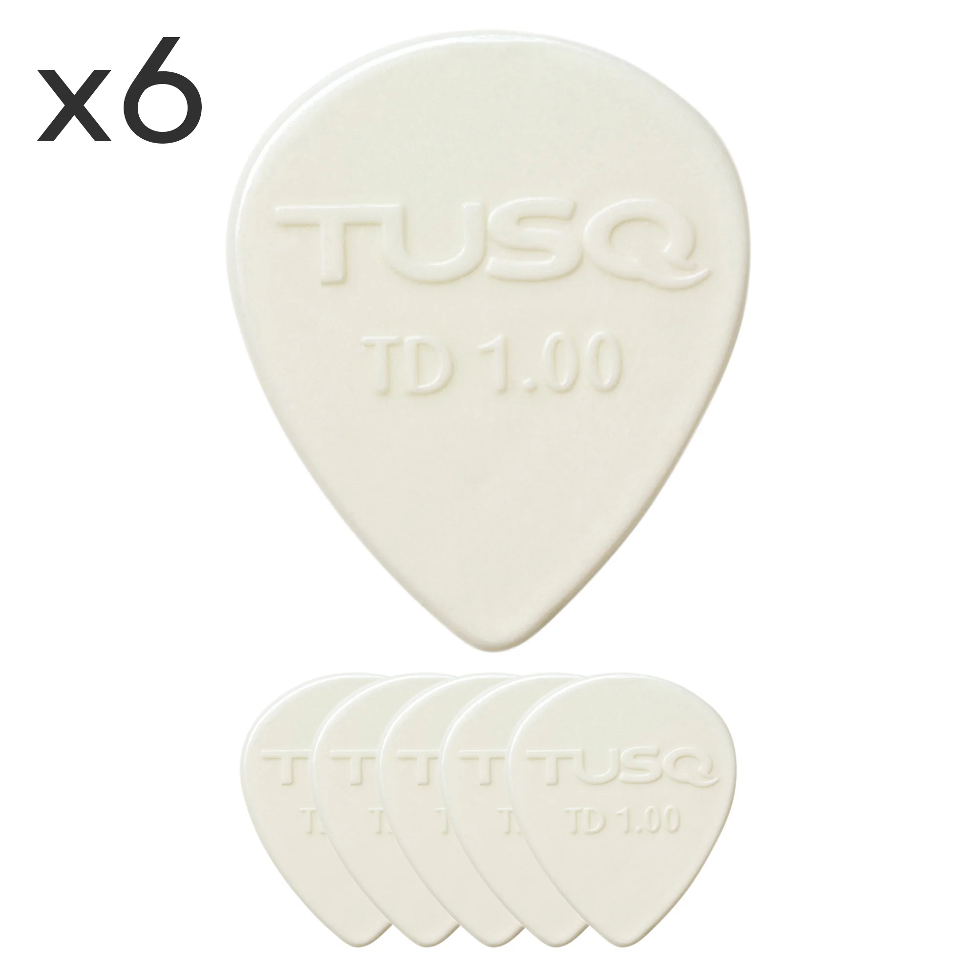 Graphtech TUSQ Tear Drop Pick 6 Pack - Bright - Image 3