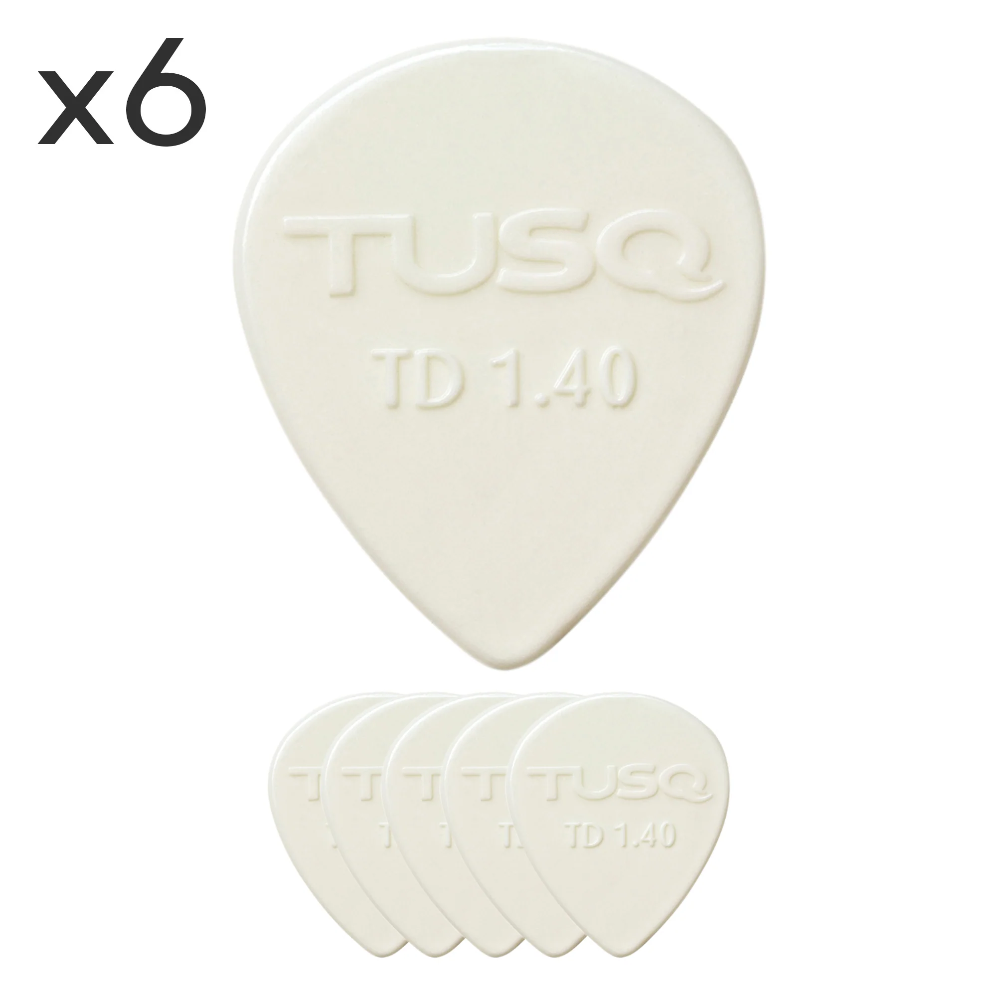 Graphtech TUSQ Tear Drop Pick 6 Pack - Bright - Image 5