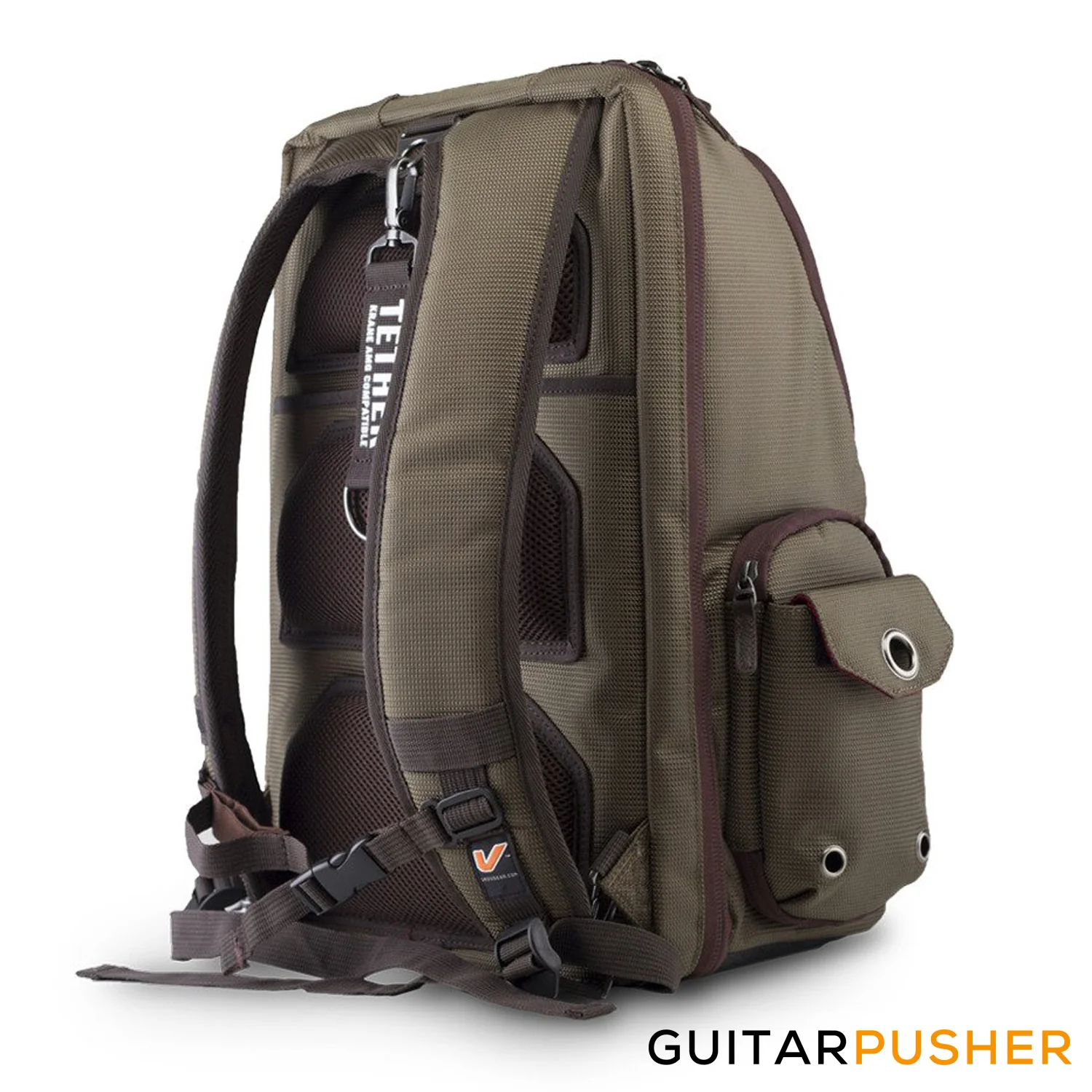 Gruv Gear Club Bag Flight-Smart Tech Backpack - Elite Pewter/Crimson - Image 3