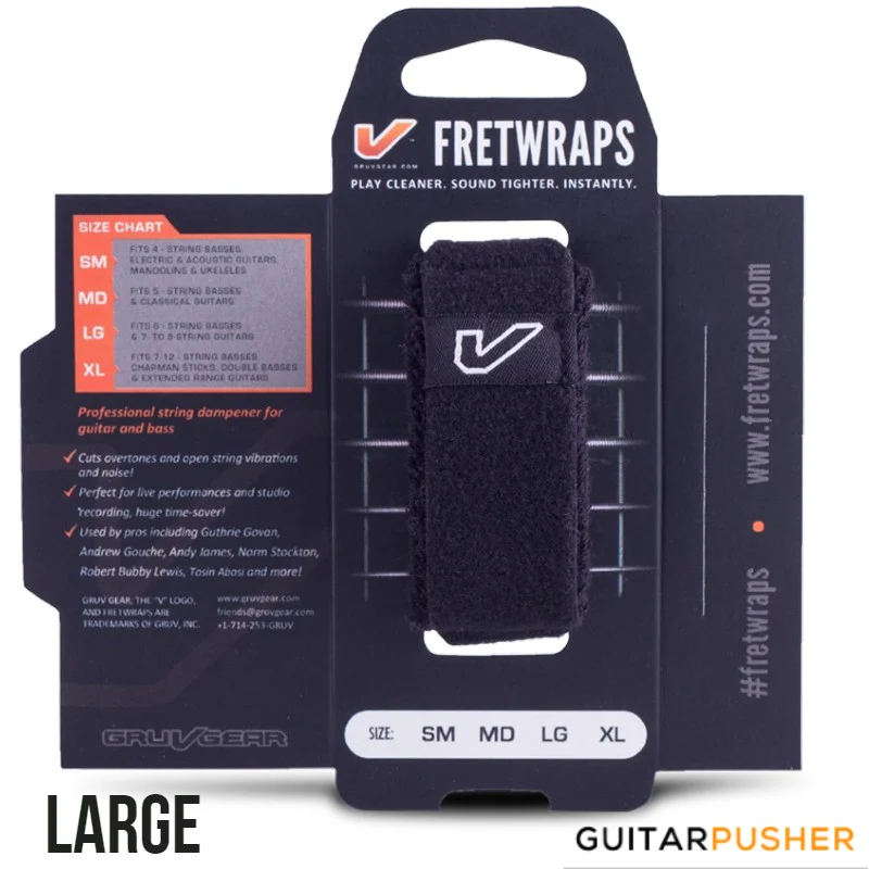 Gruv Gear FretWraps String Muters (1-Pack) Black - Image 4