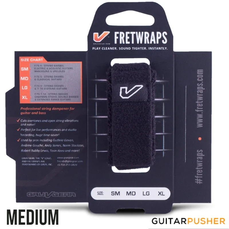 Gruv Gear FretWraps String Muters (1-Pack) Black - Image 5