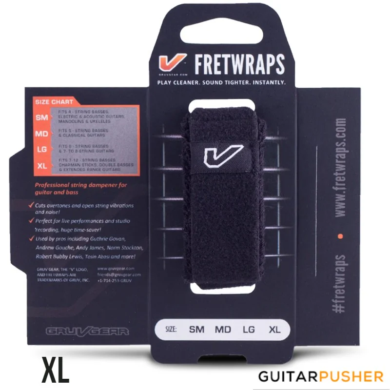 Gruv Gear FretWraps String Muters (1-Pack) Black - Image 7