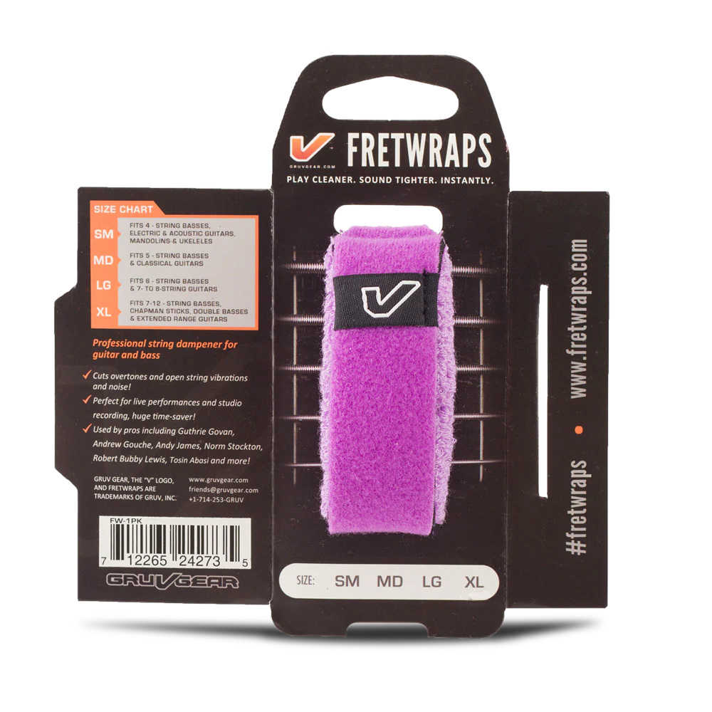 Gruv Gear FretWraps String Muters (1-Pack) HD 'Gem' Purple