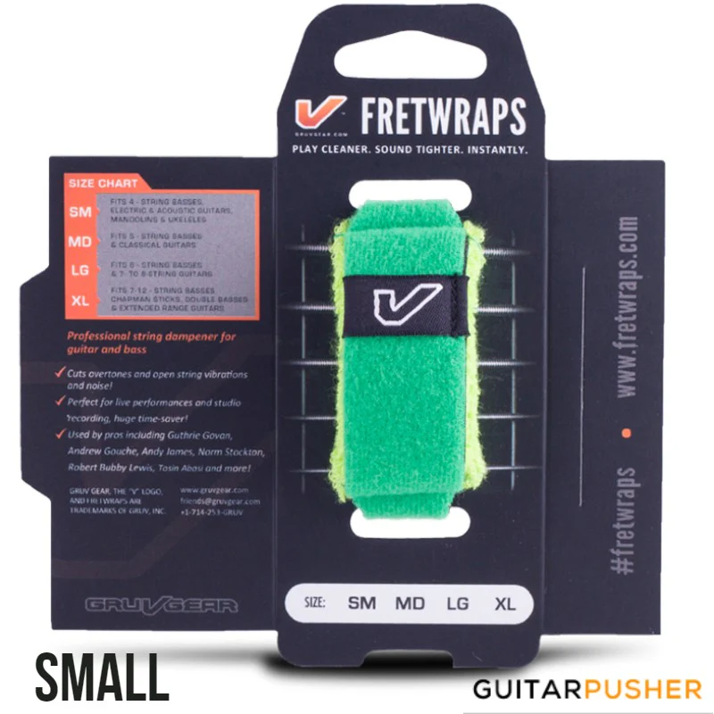 Gruv Gear FretWraps String Muters (1-Pack) HD 'Leaf' Green - Image 7