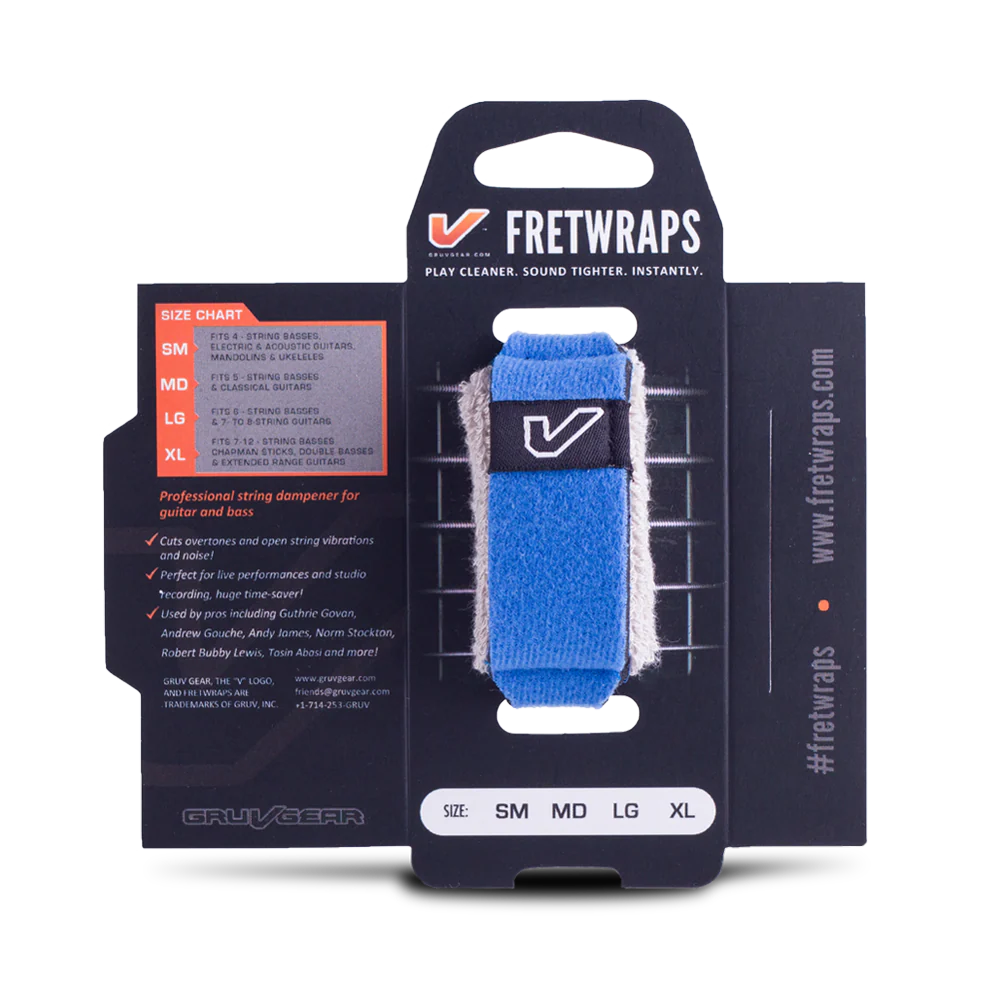 Gruv Gear FretWraps String Muters (1-Pack) HD 'Sky' Blue