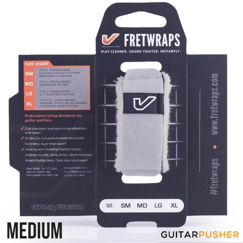 Gruv Gear FretWraps String Muters (1-Pack) HD 'Stone' White - Image 4