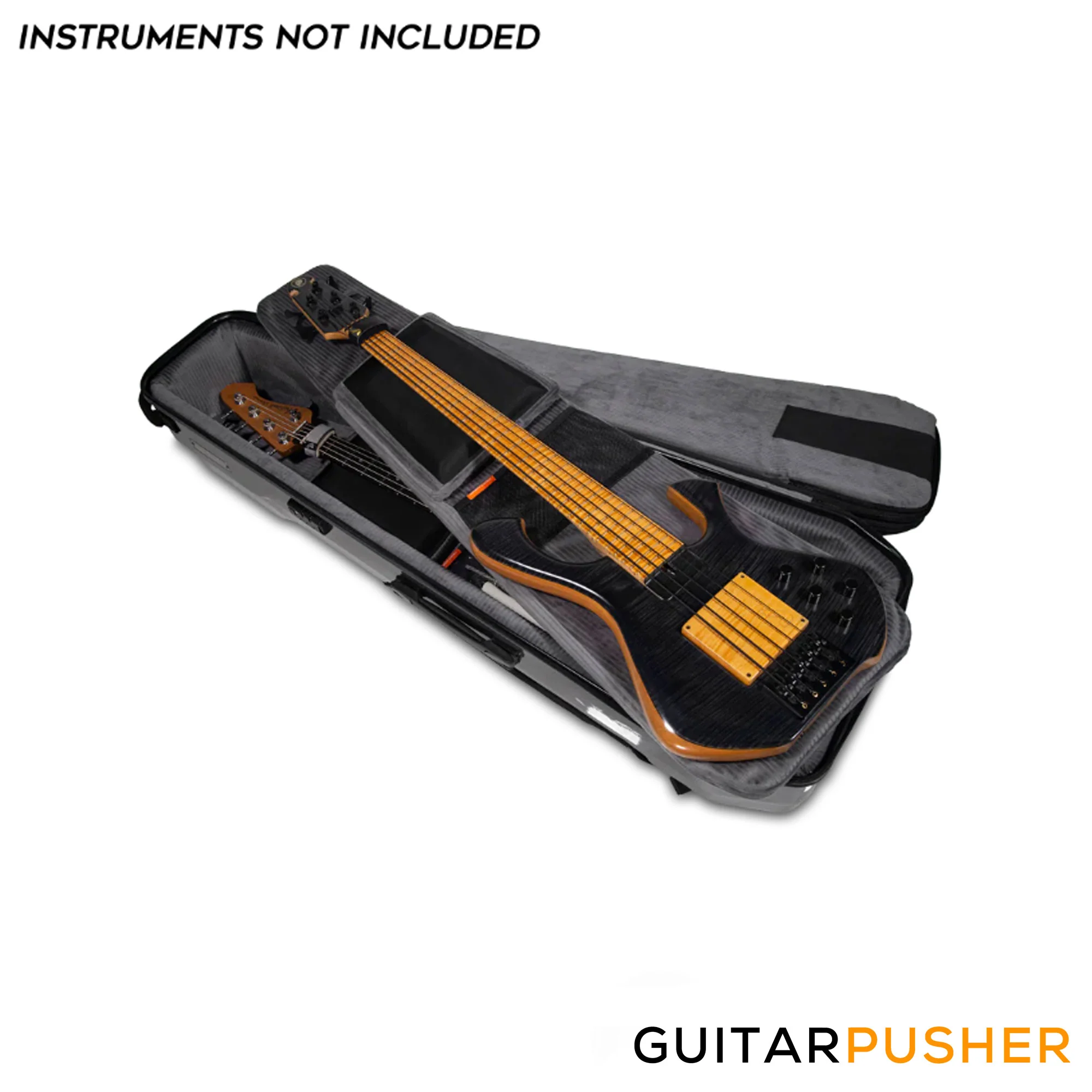 Gruv Gear Kapsule Duo for 2 Electric Bass Guitars (Black) - Image 3