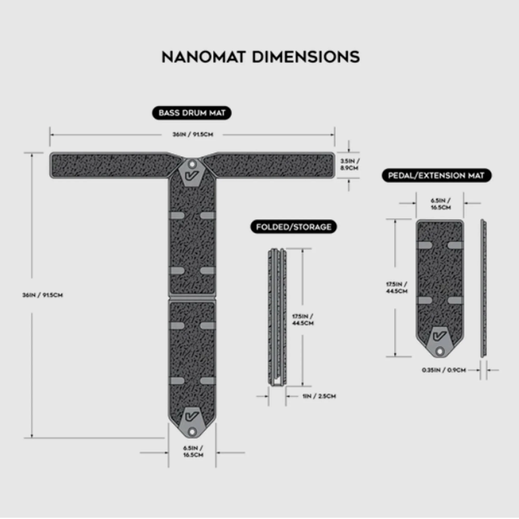 Gruv Gear Nanomat Drum Mat - Image 3