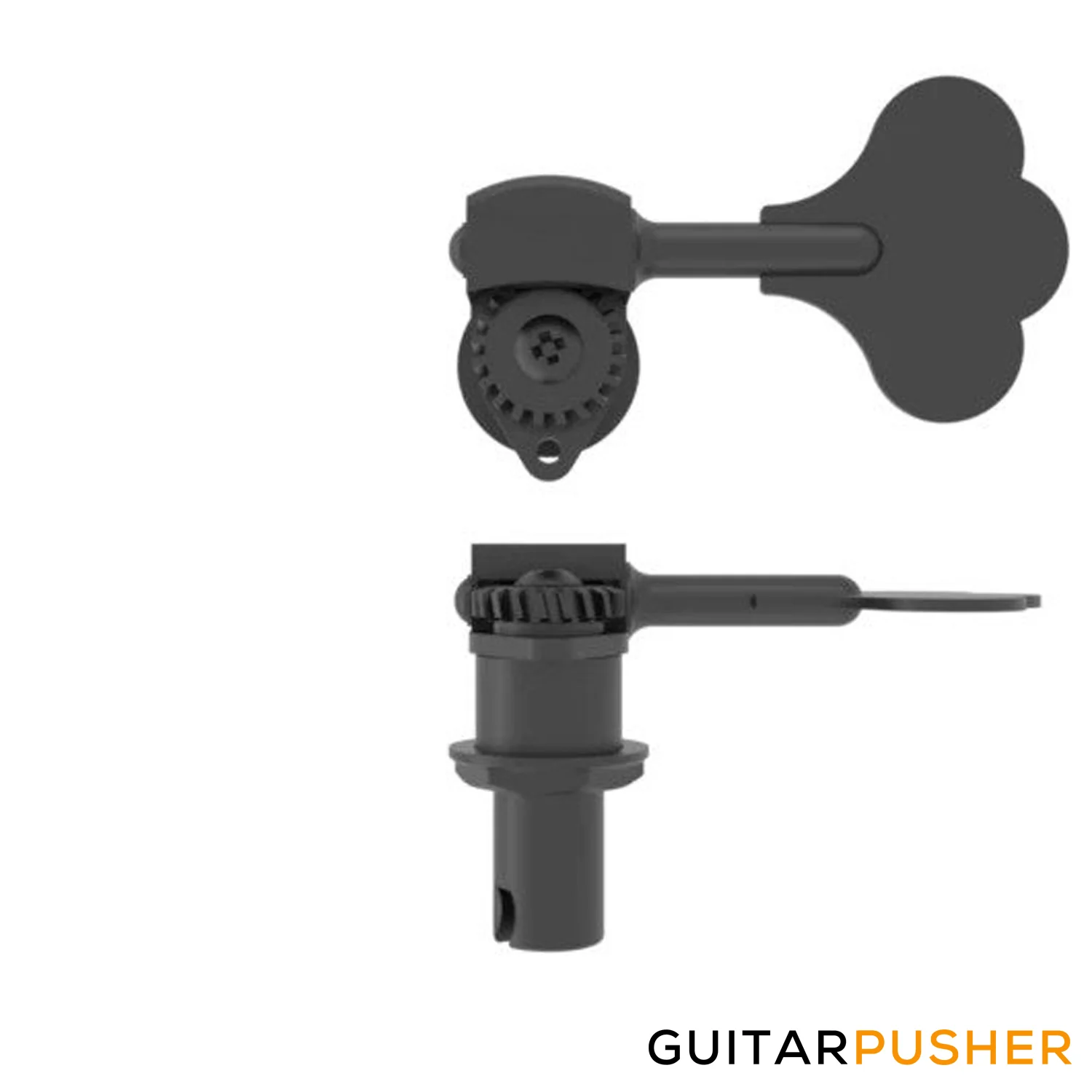 Hipshot USA Ultralite Bass 1/2" Tuning Machine (Black) 1 pc. - Image 2